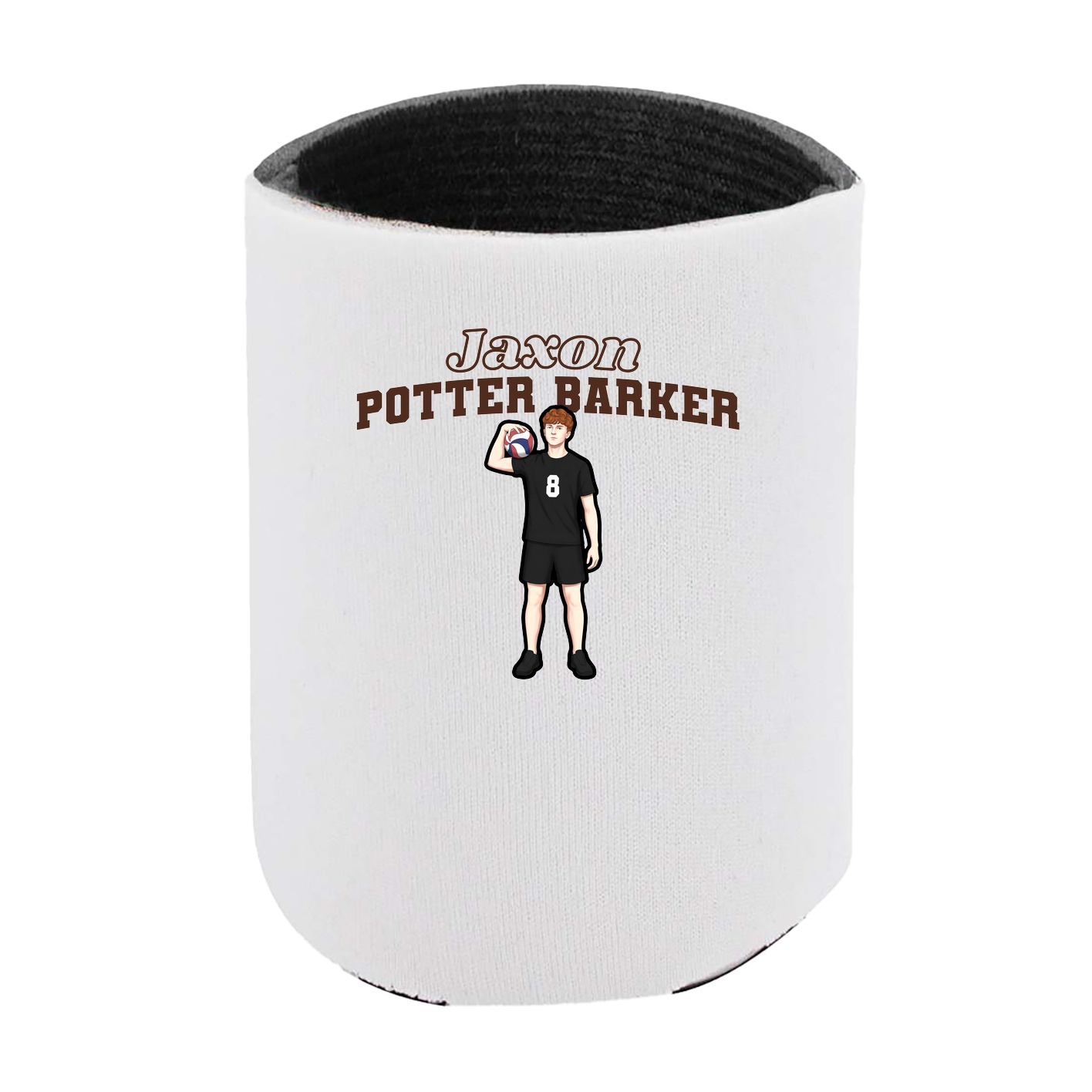 Can Holder — Name Arch in White