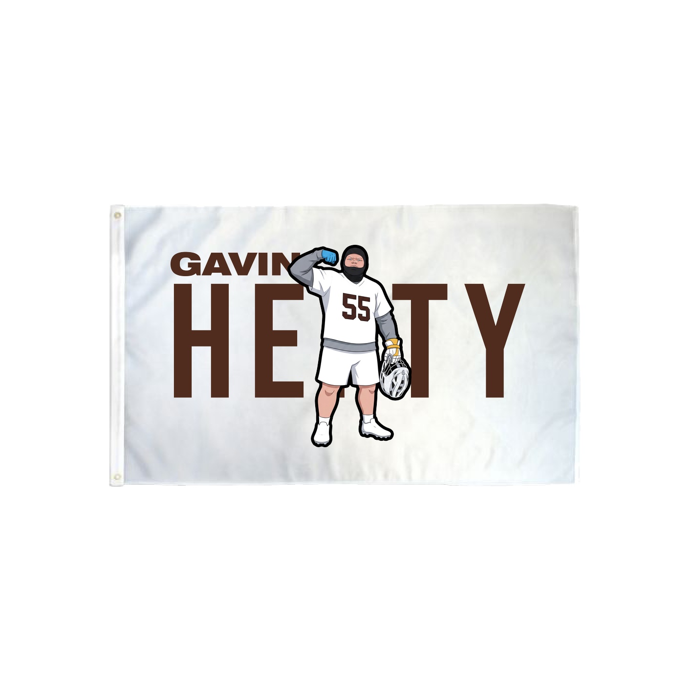 3x5 Flag — Player Name in Classic