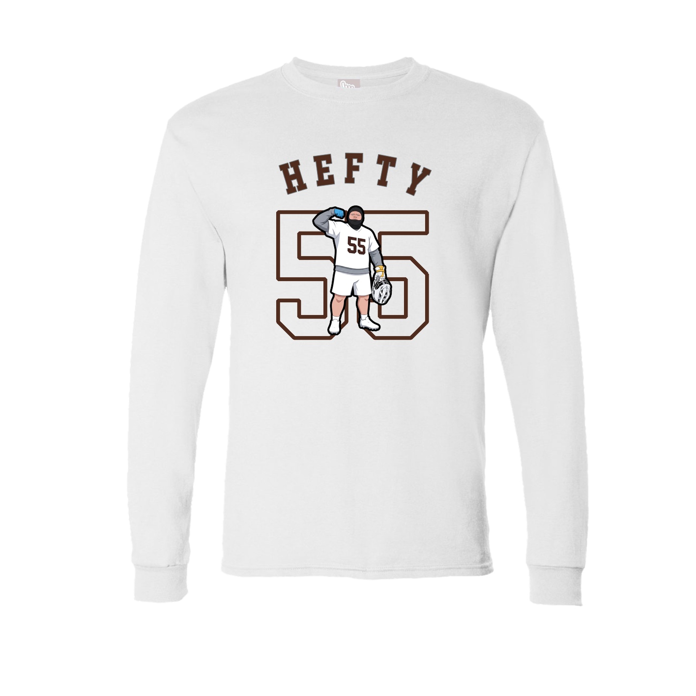 Long Sleeve Tee — Shirsey Arch in White