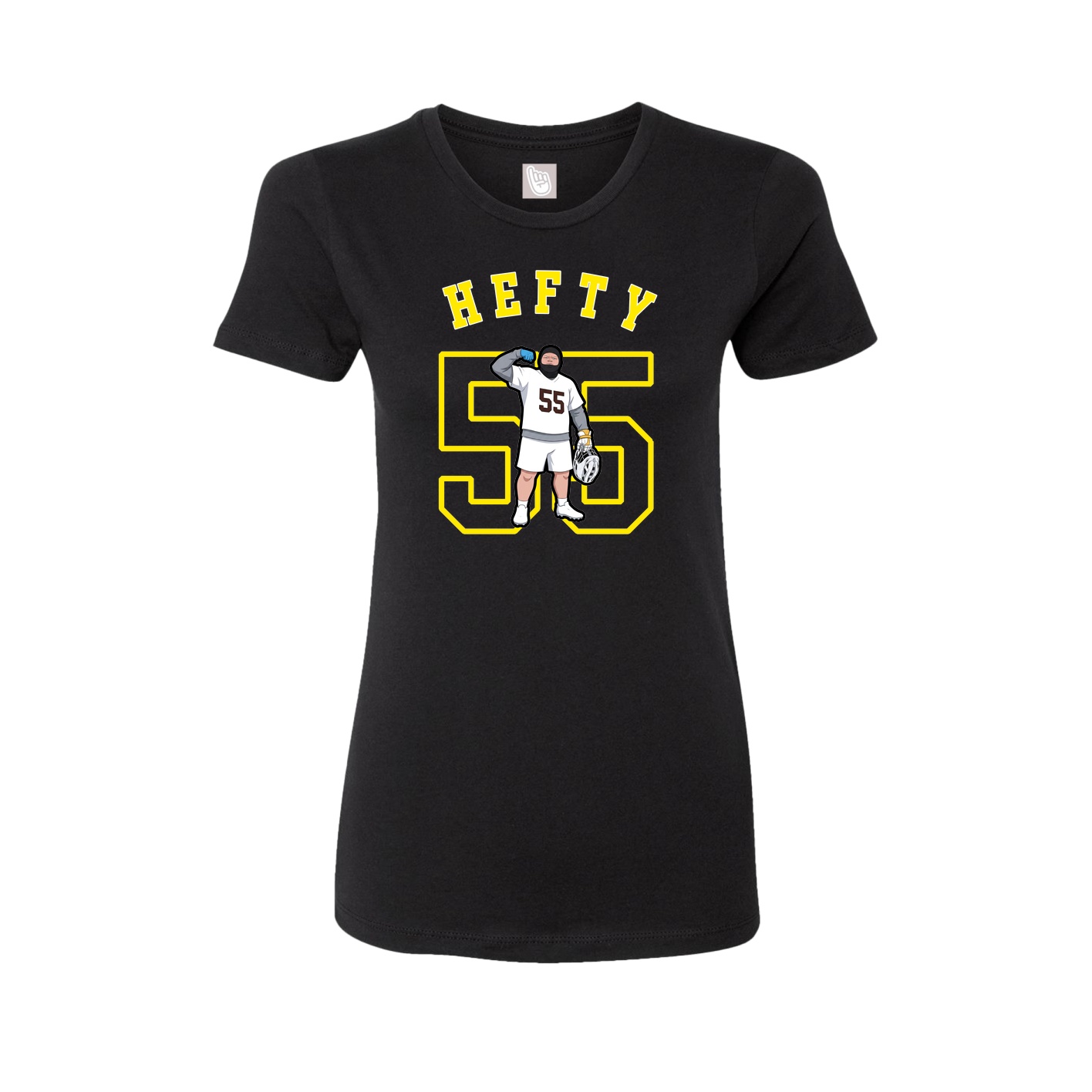 Fitted Women's Tee — Shirsey Arch in Black