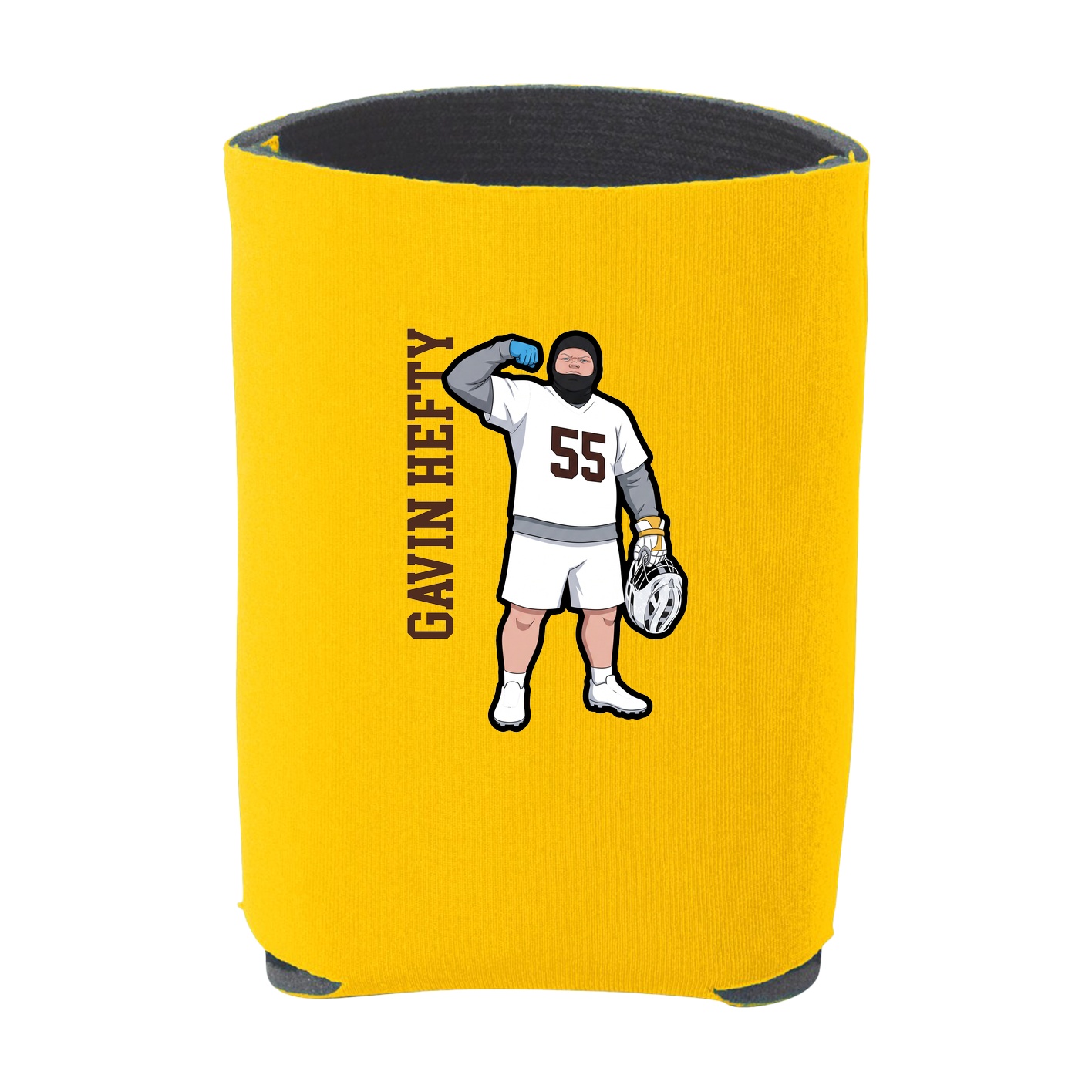 Can Holder — Name Vertical in Yellow
