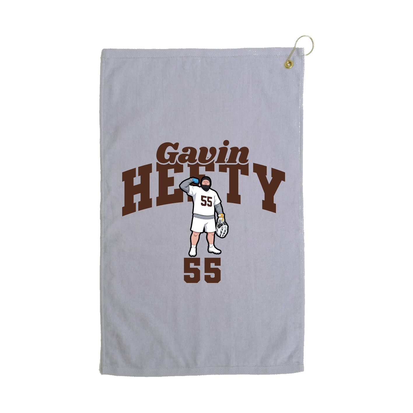Golf Towel — Signature Arch in Grey