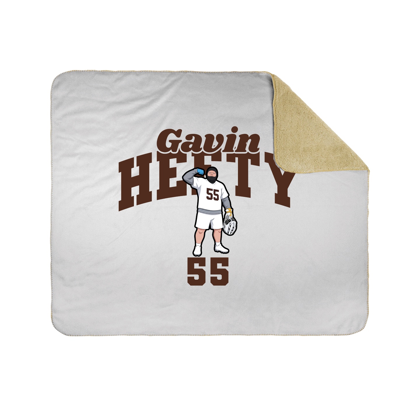 Throw Blanket — Signature Arch in White