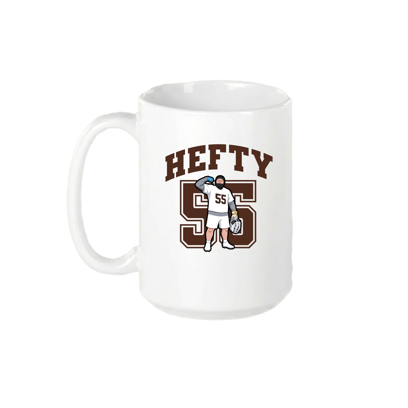 15oz Coffee Mug — Number in White