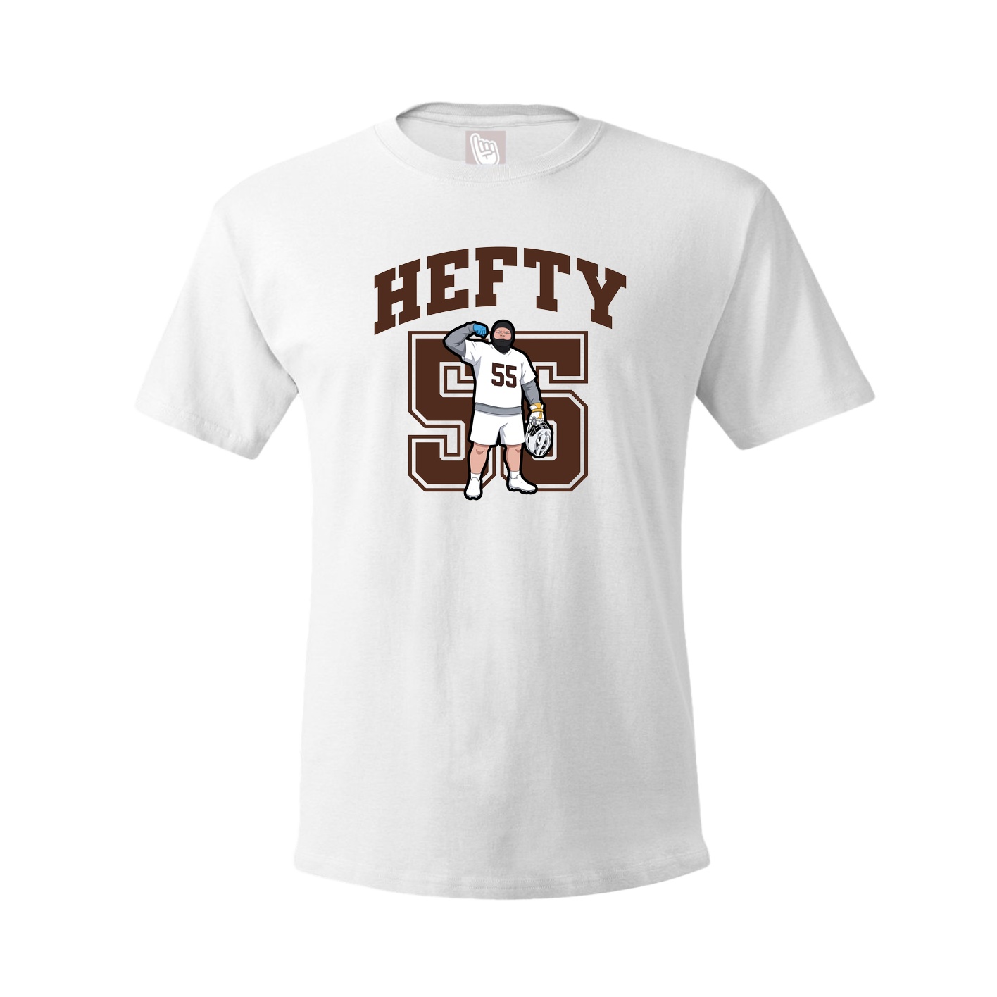 Youth Tee — Number in White