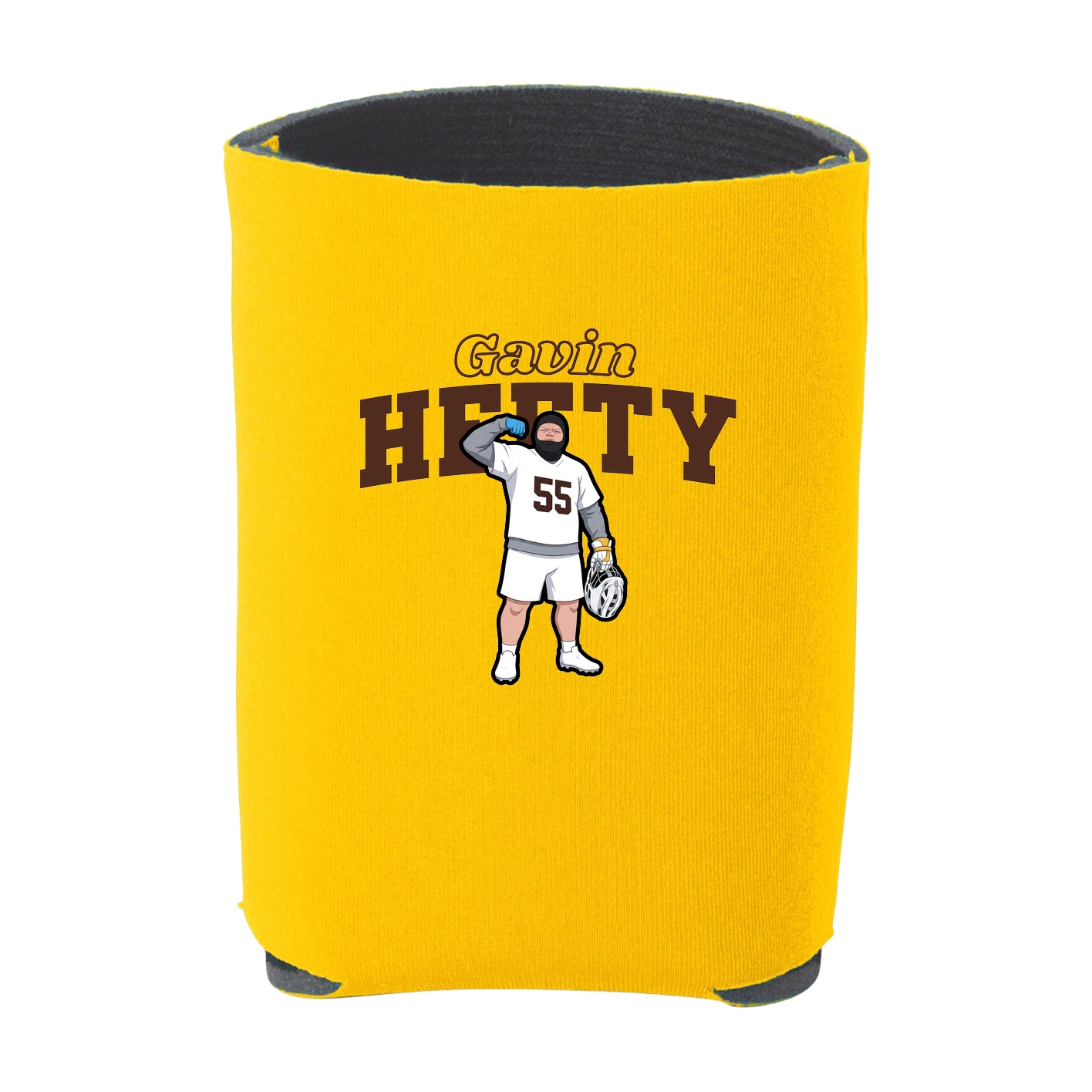 Can Holder — Name Arch in Yellow