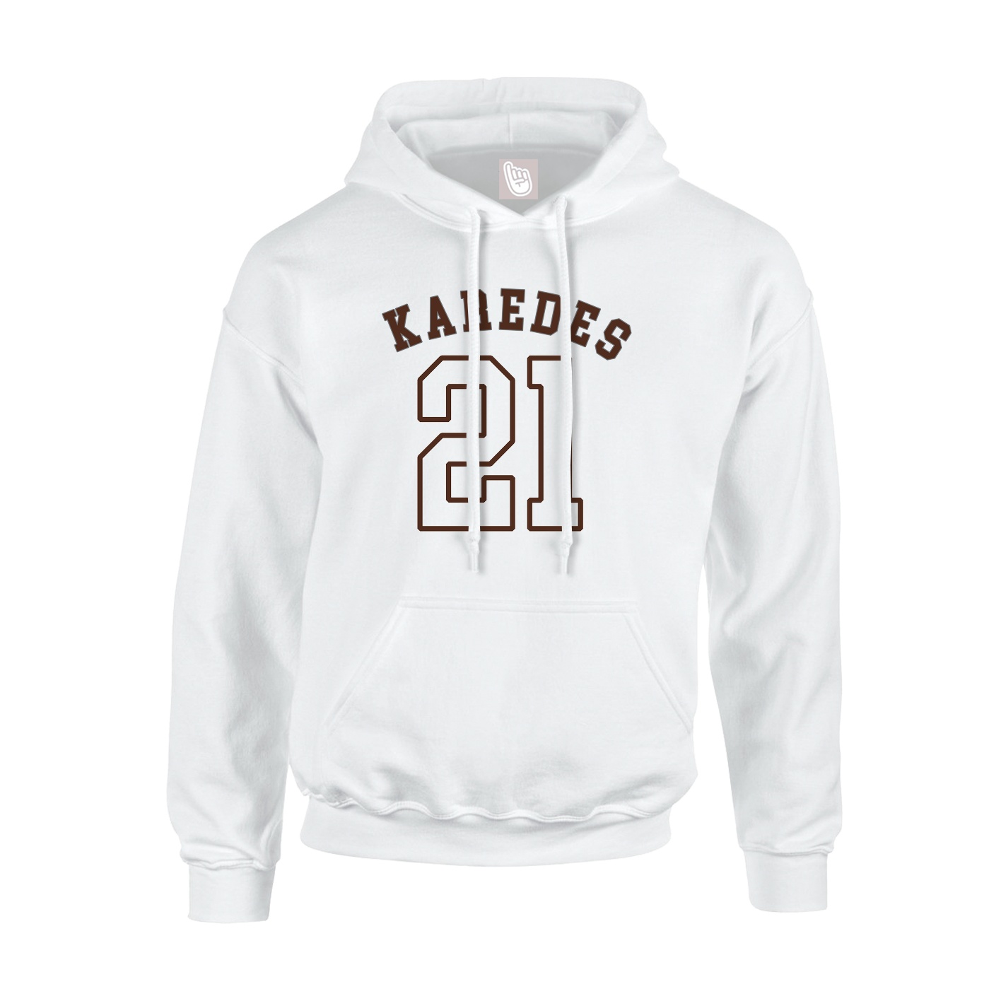 Youth Hoodie — Shirsey Arch in White