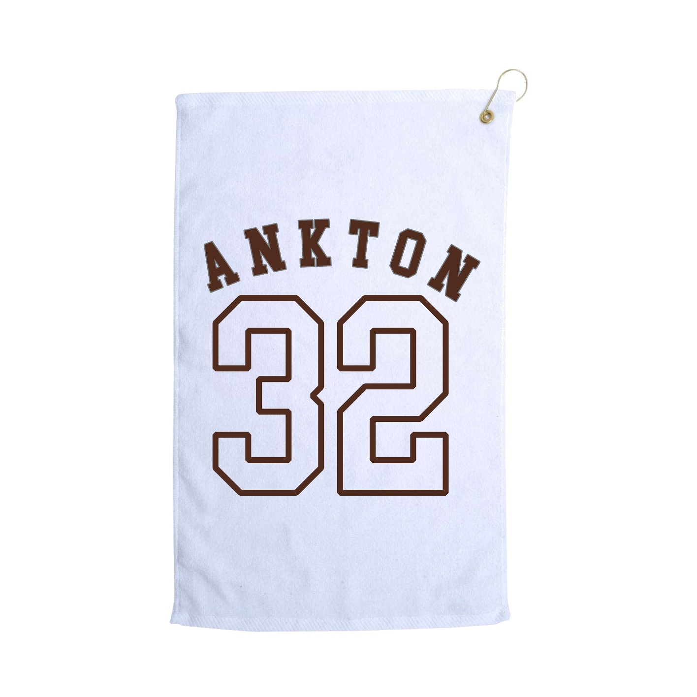 Golf Towel — Shirsey Arch in White