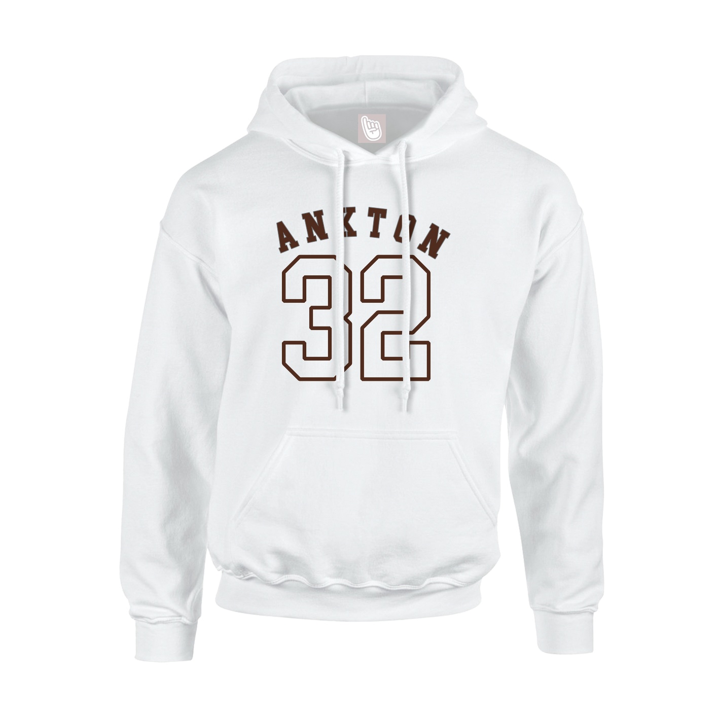 Youth Hoodie — Shirsey Arch in White