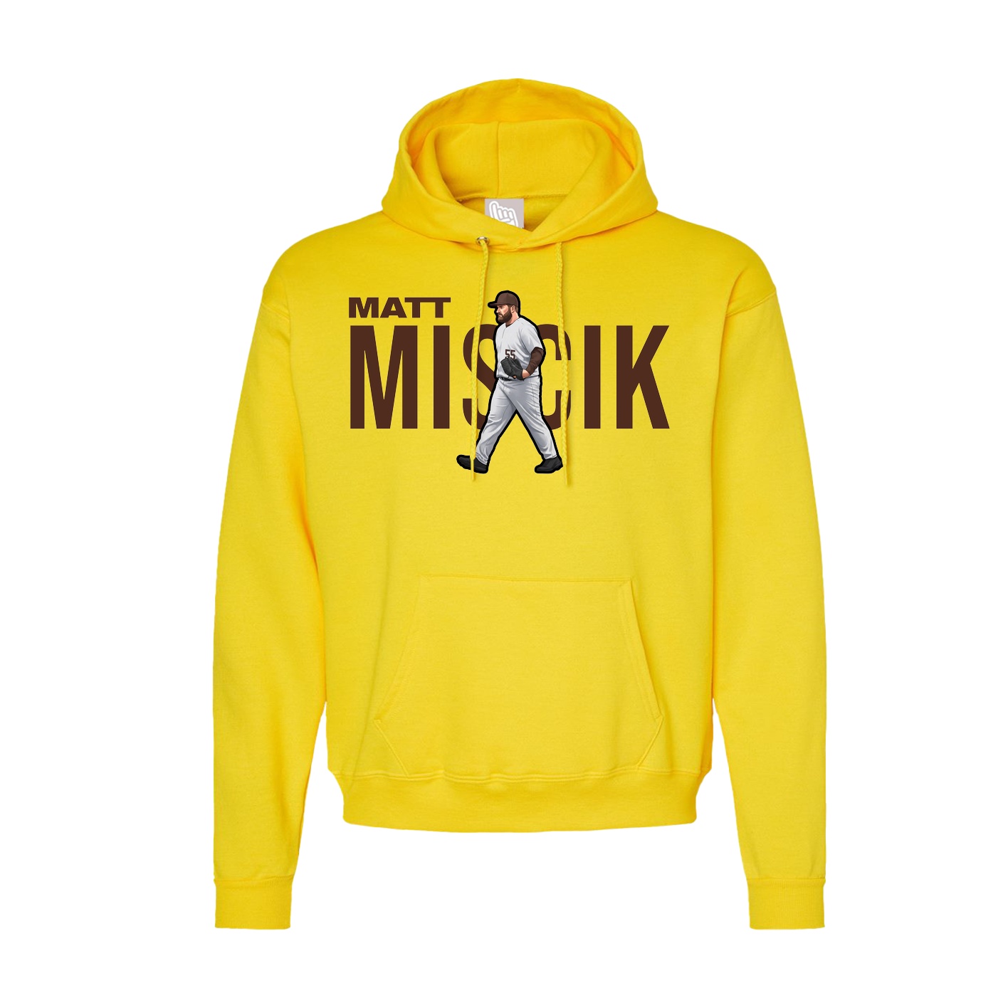 Hoodie — Player Name in Yellow