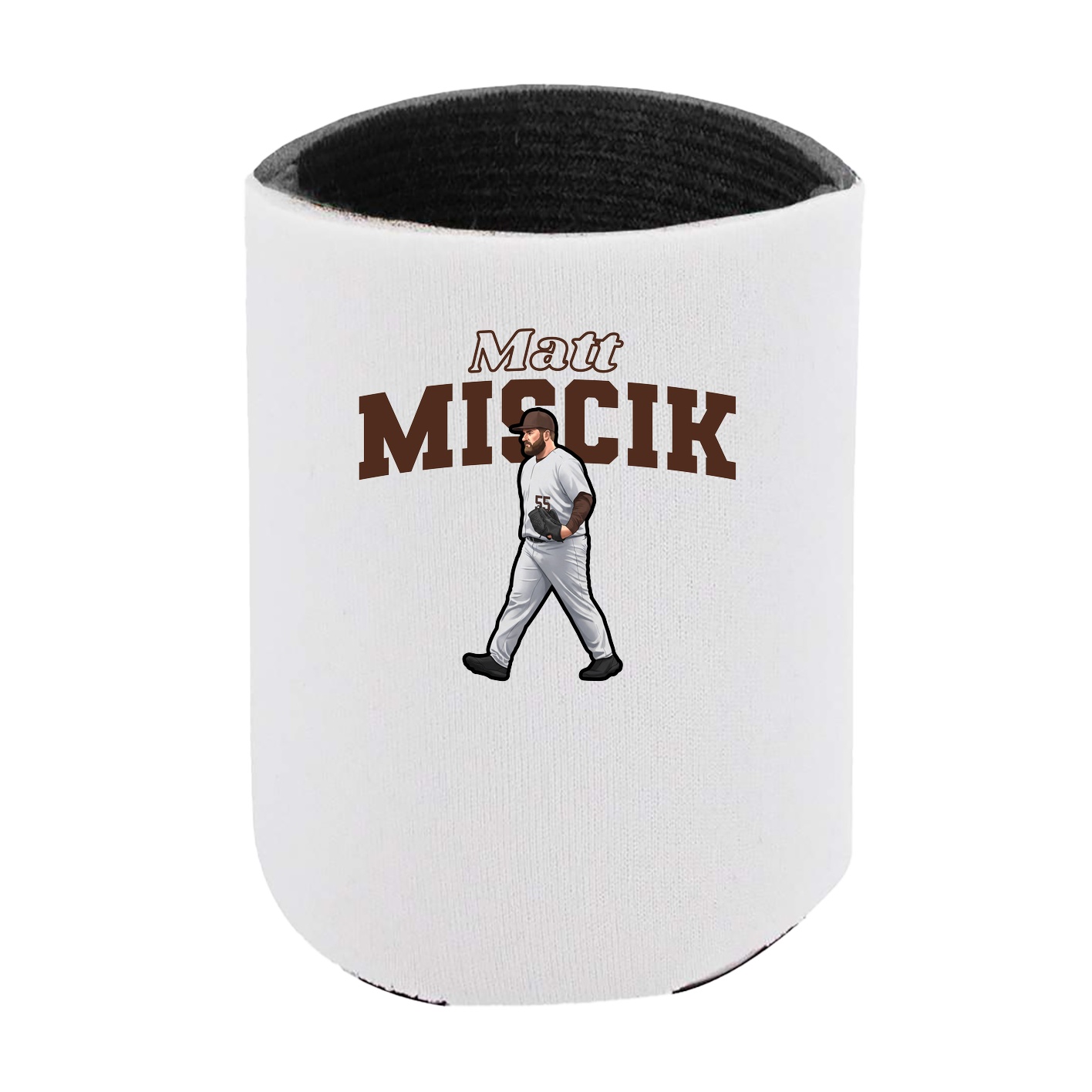 Can Holder — Name Arch in White