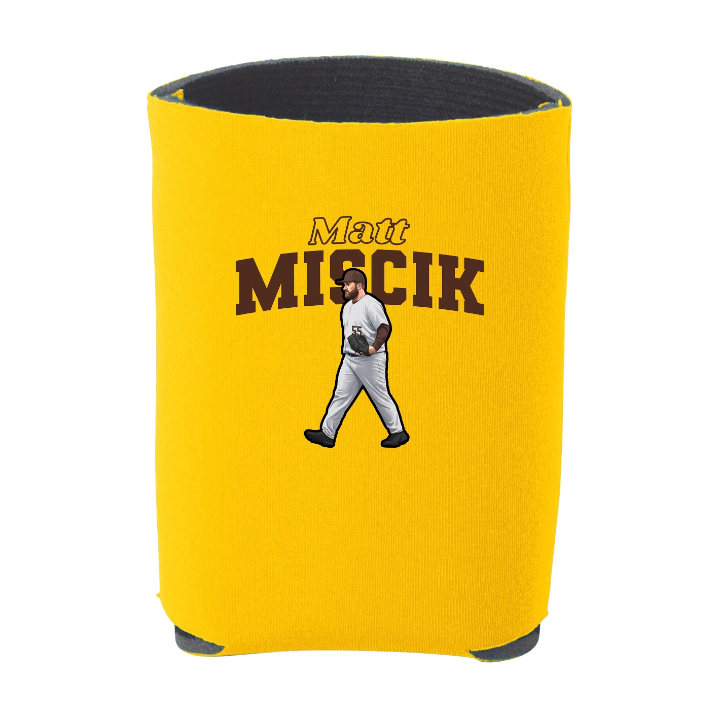 Can Holder — Name Arch in Yellow