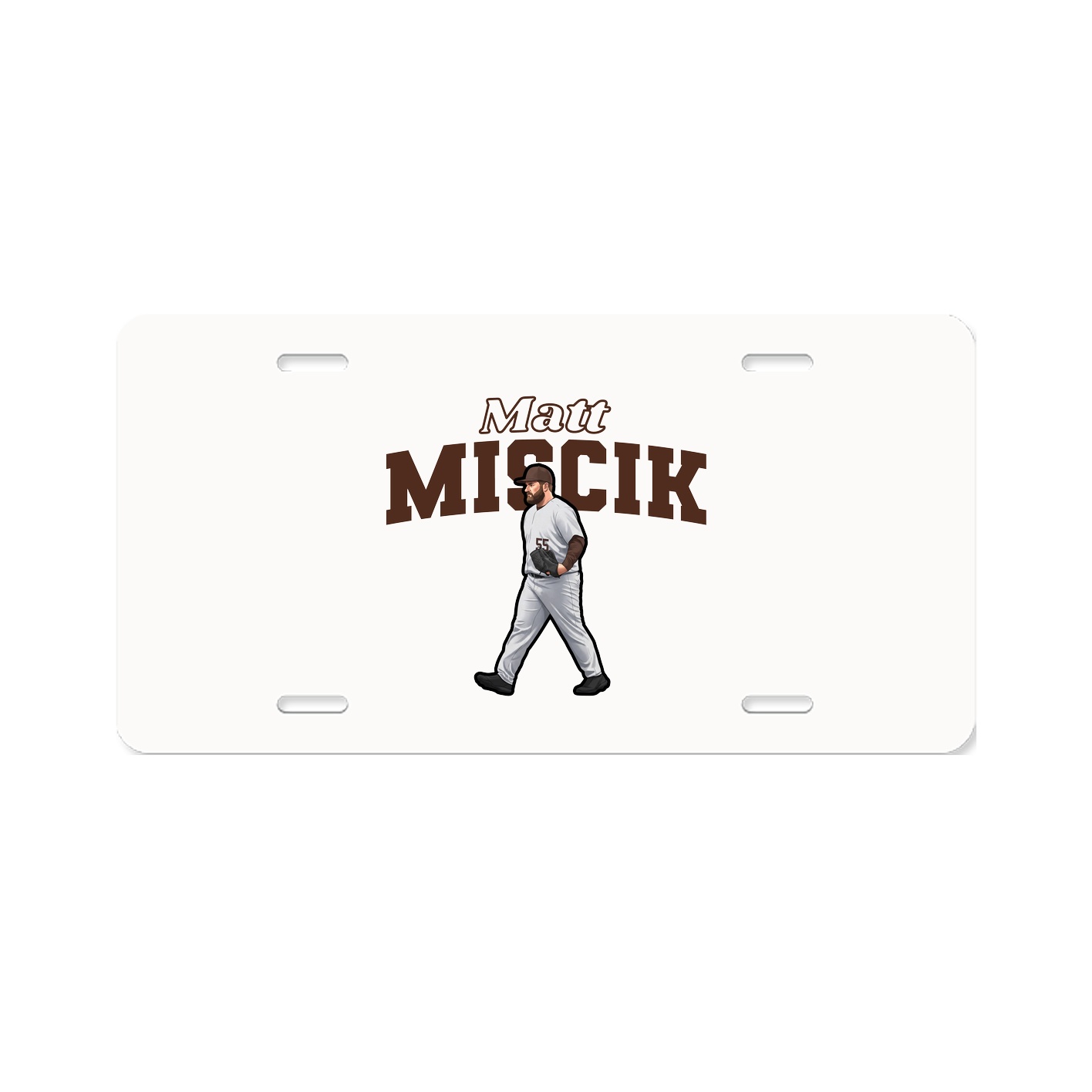 License Plate — Name Arch in Classic