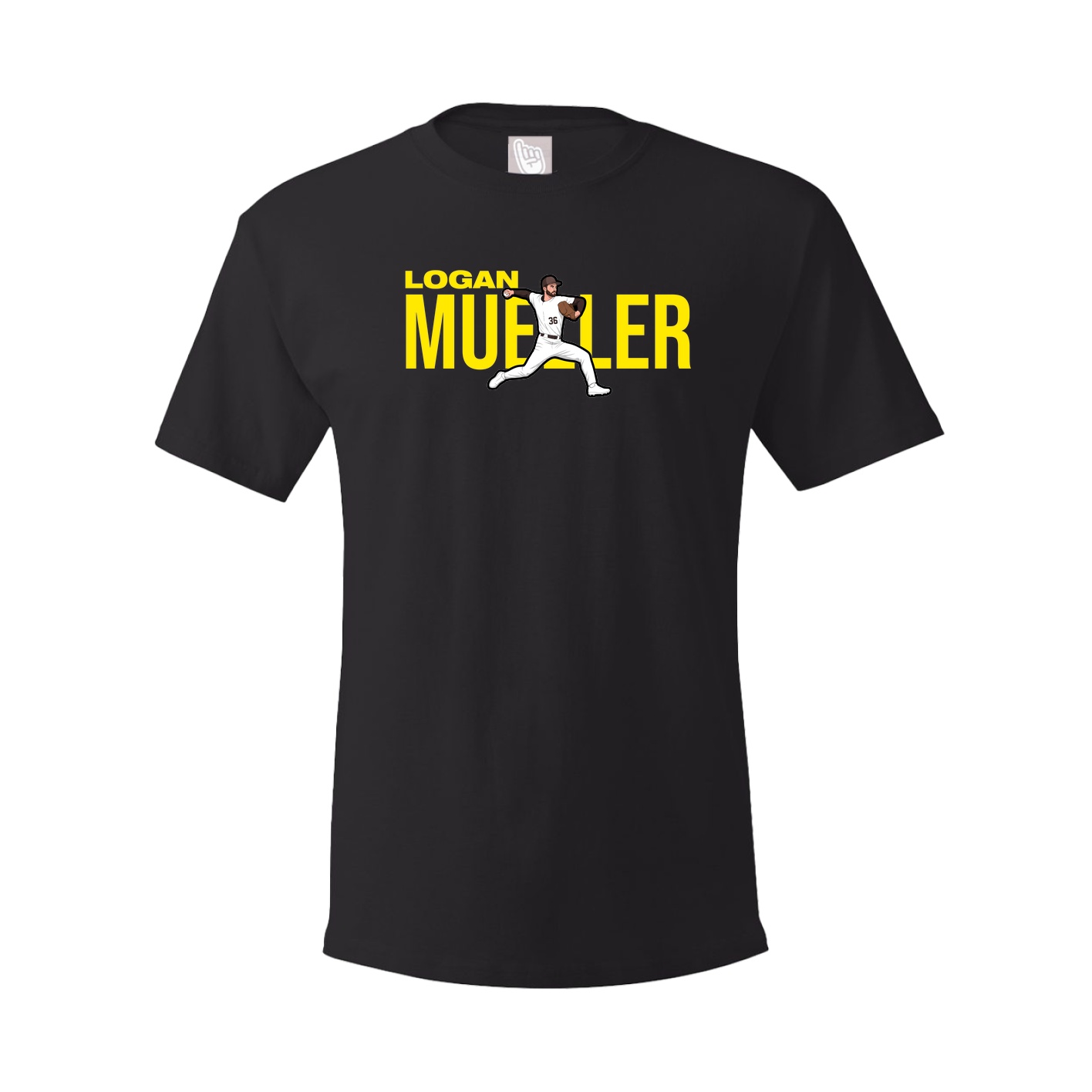Tee — Player Name in Black