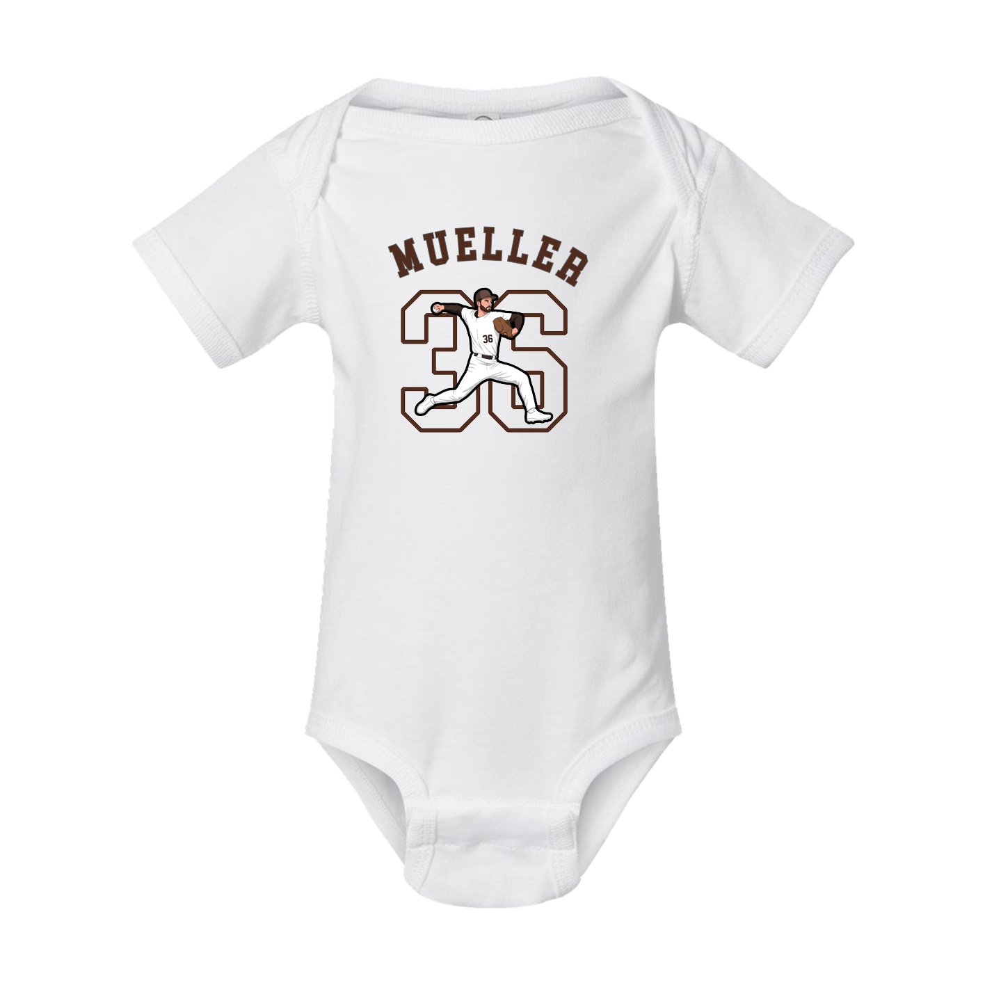 Baby Onesie — Shirsey Arch in White