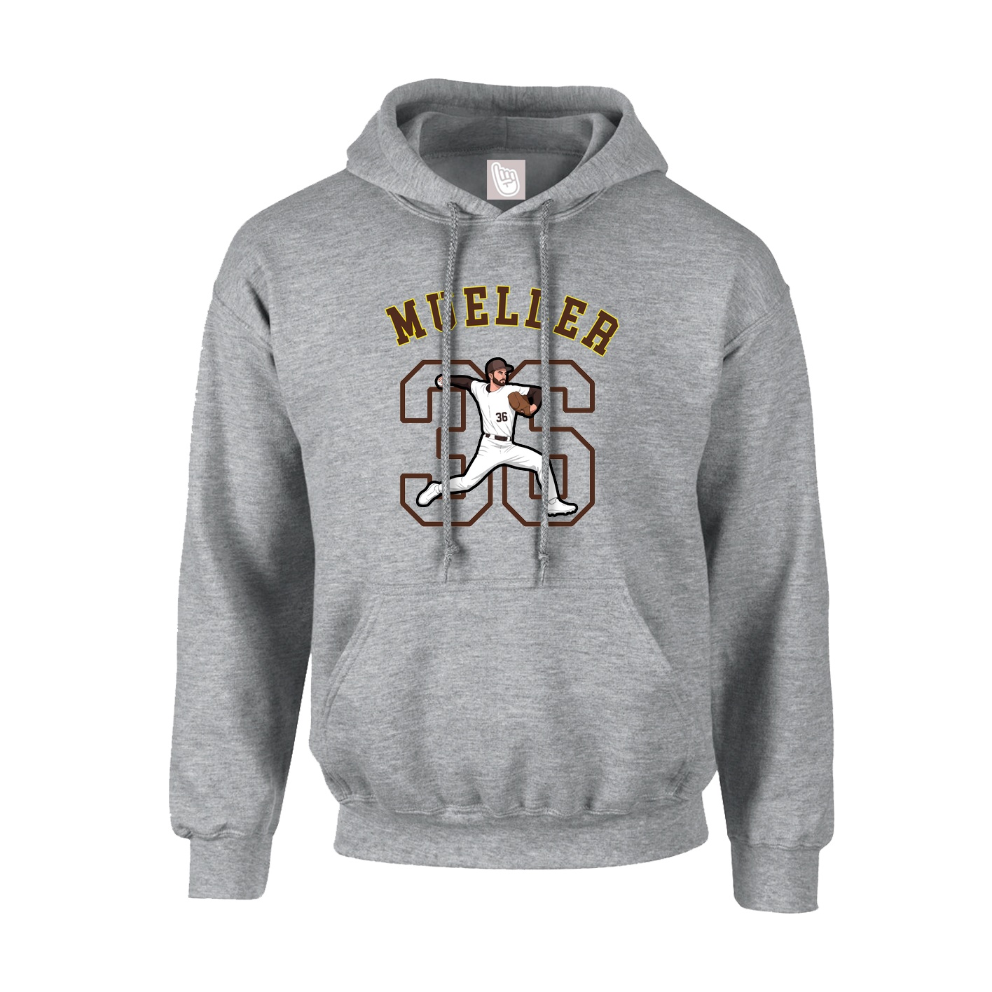 Youth Hoodie — Shirsey Arch in Grey