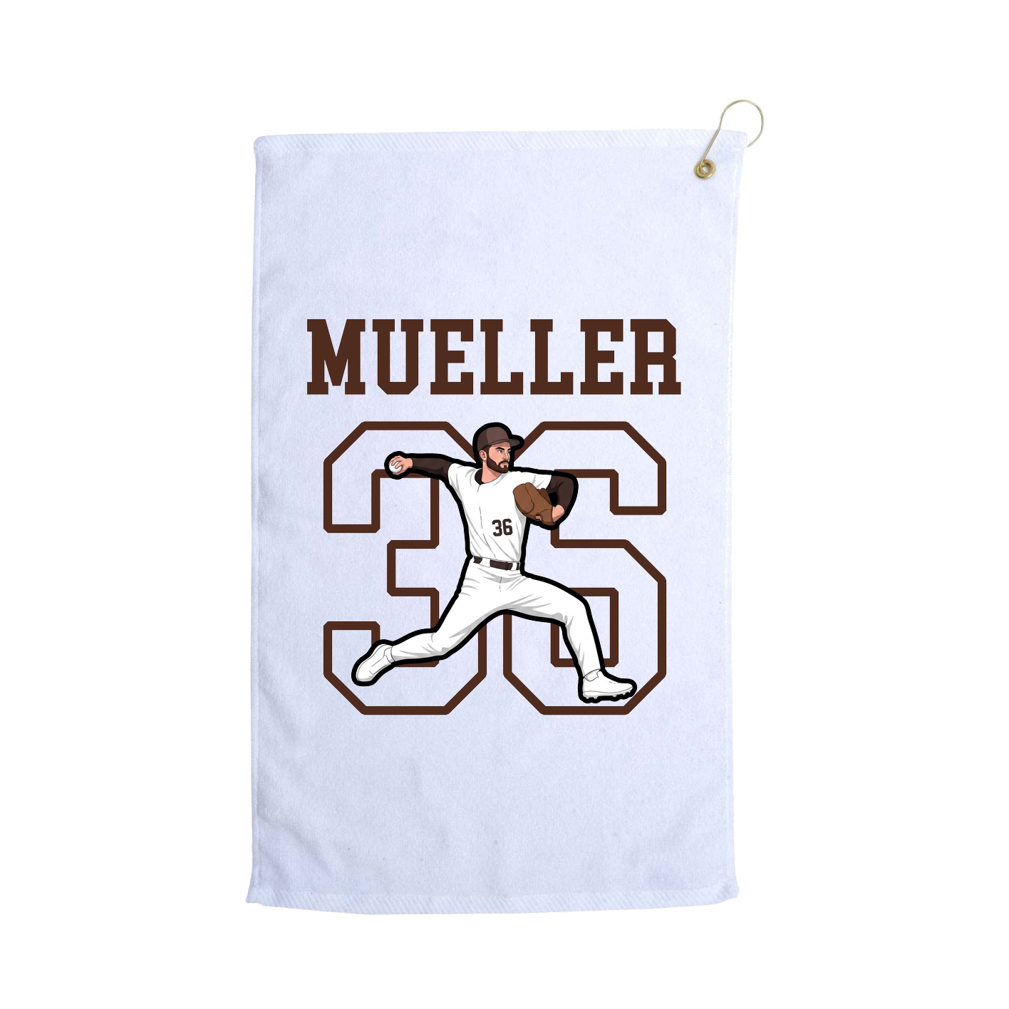 Golf Towel — Shirsey in White
