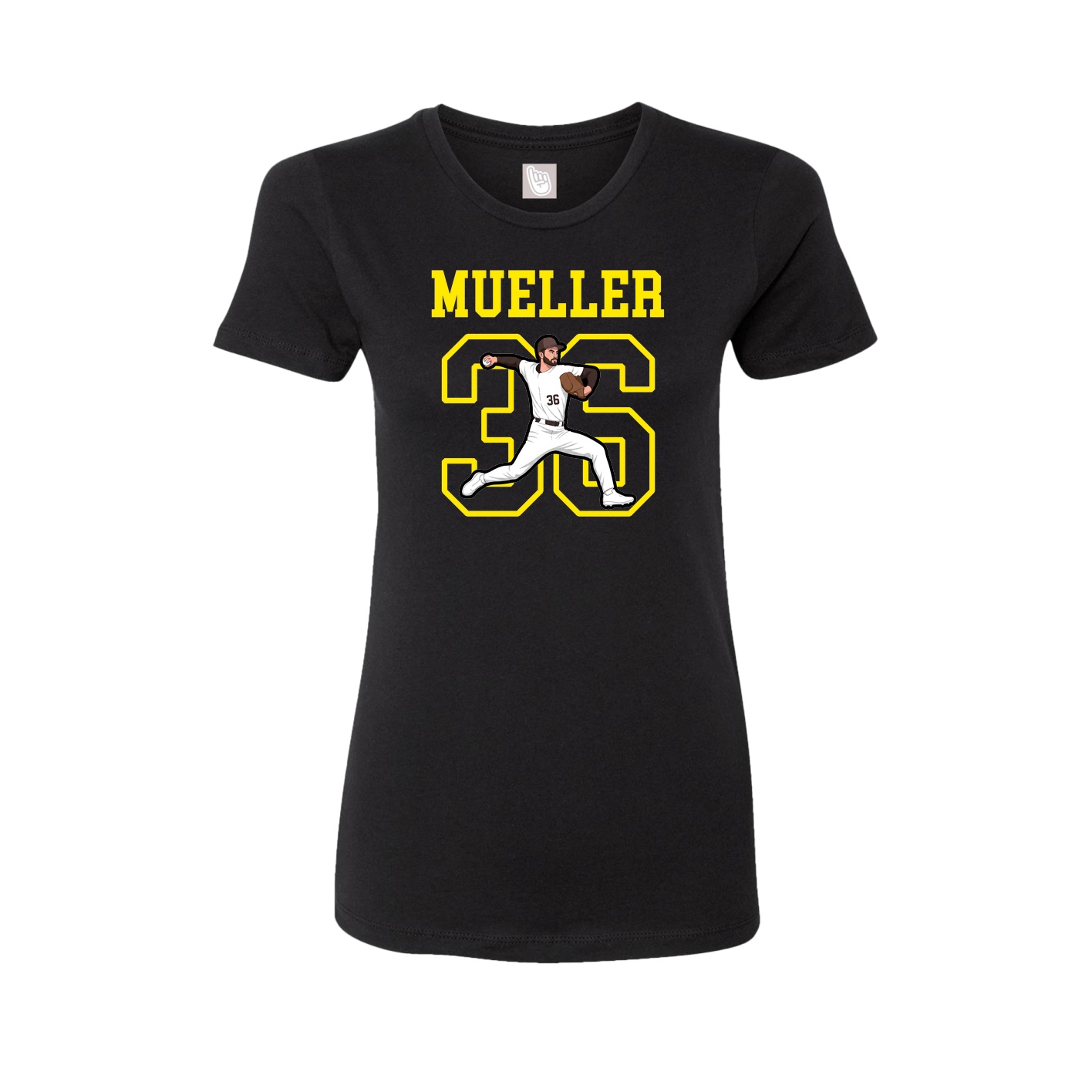 Fitted Women's Tee — Shirsey in Black