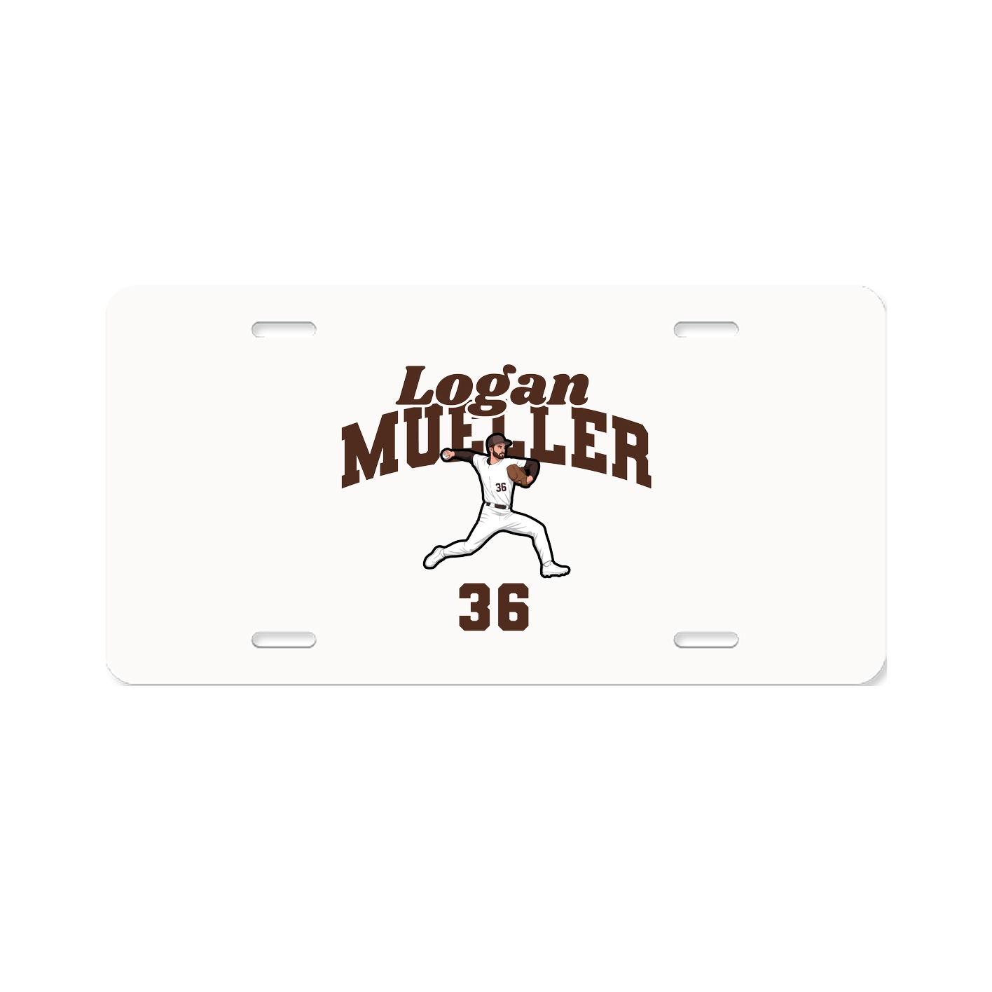 License Plate — Signature Arch in Classic