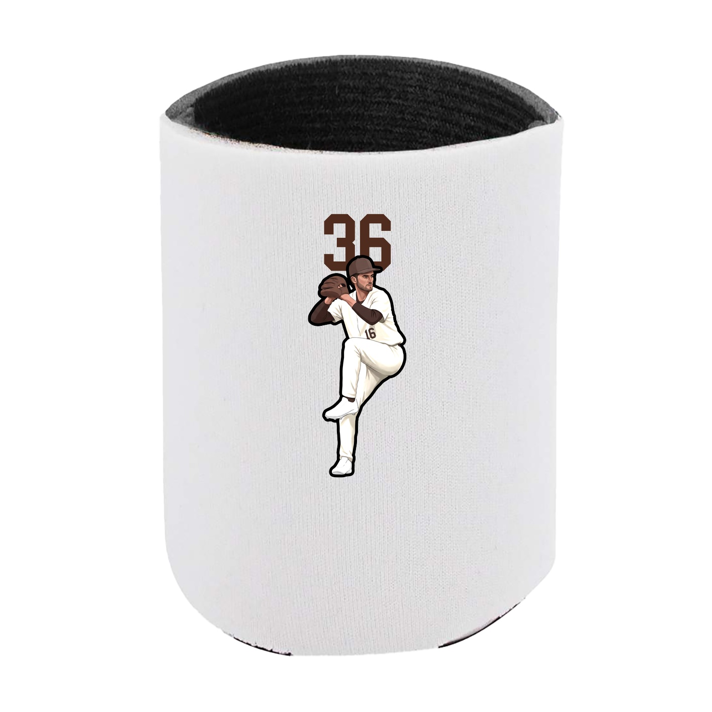 Can Holder — Number Top in White