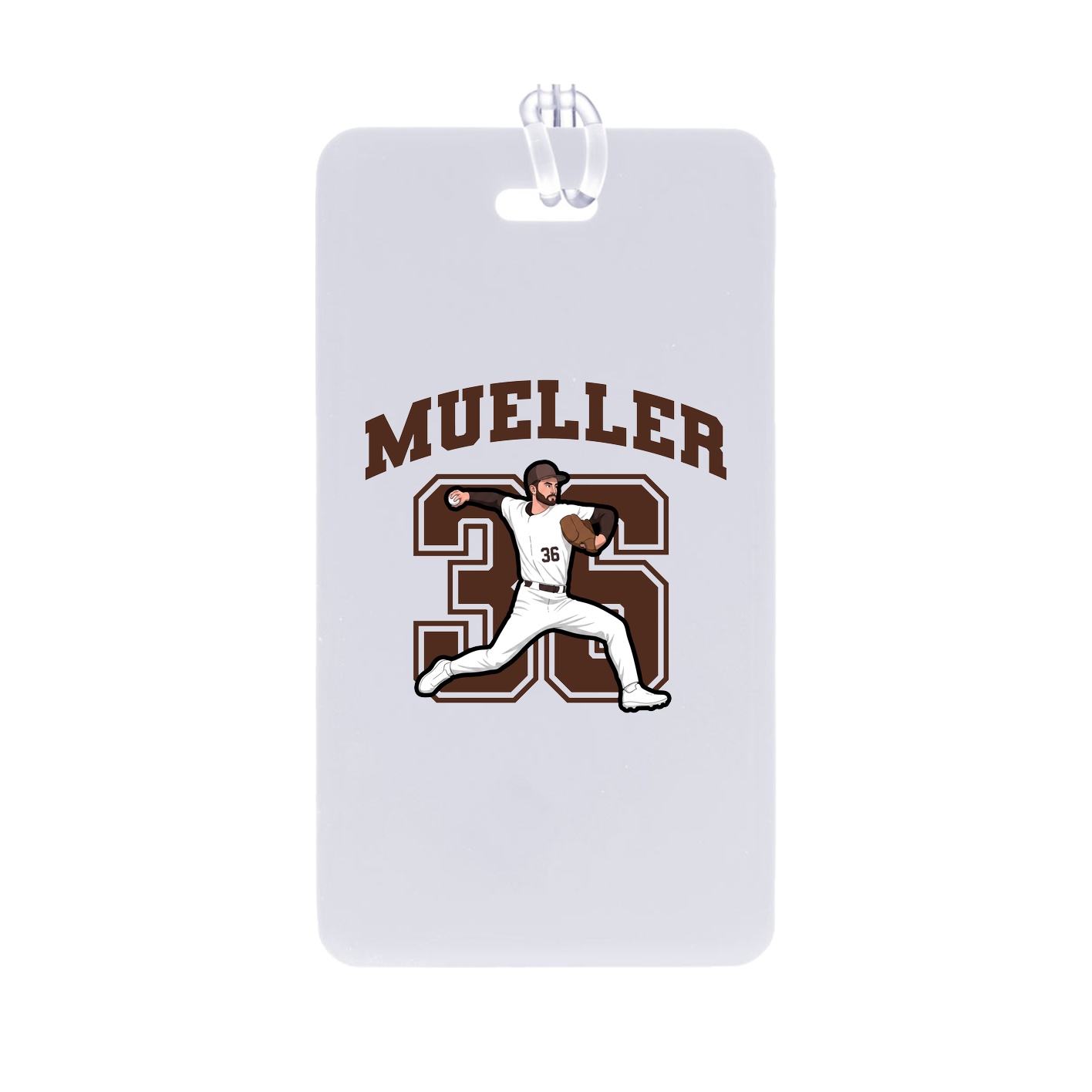 Bag Tag — Number in Classic