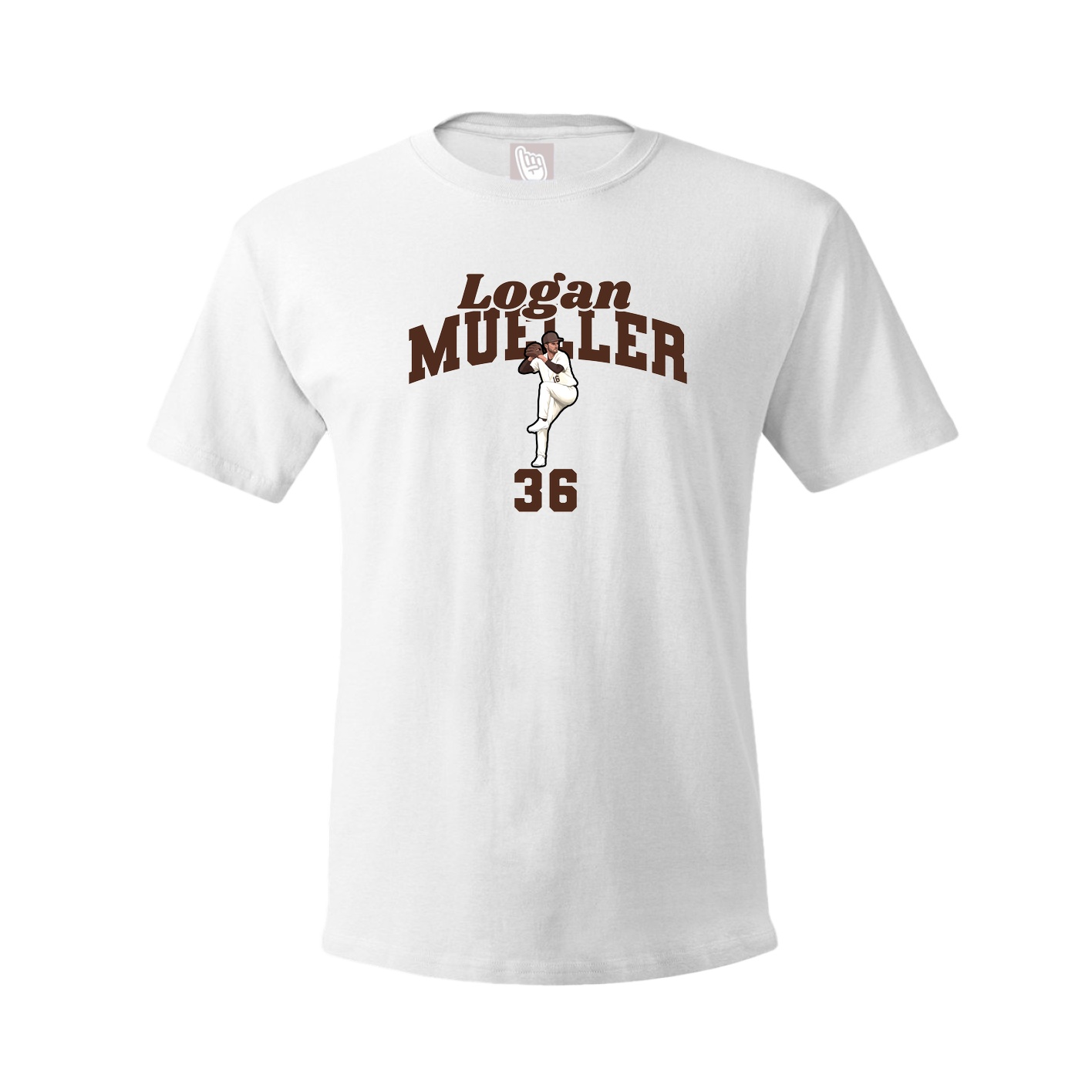 Youth Tee — Signature Arch in White