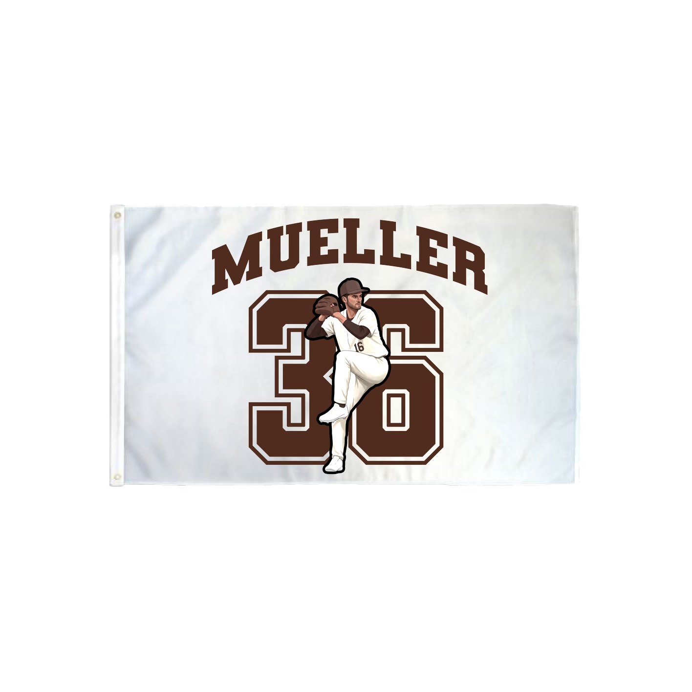 3x5 Flag — Number in Classic