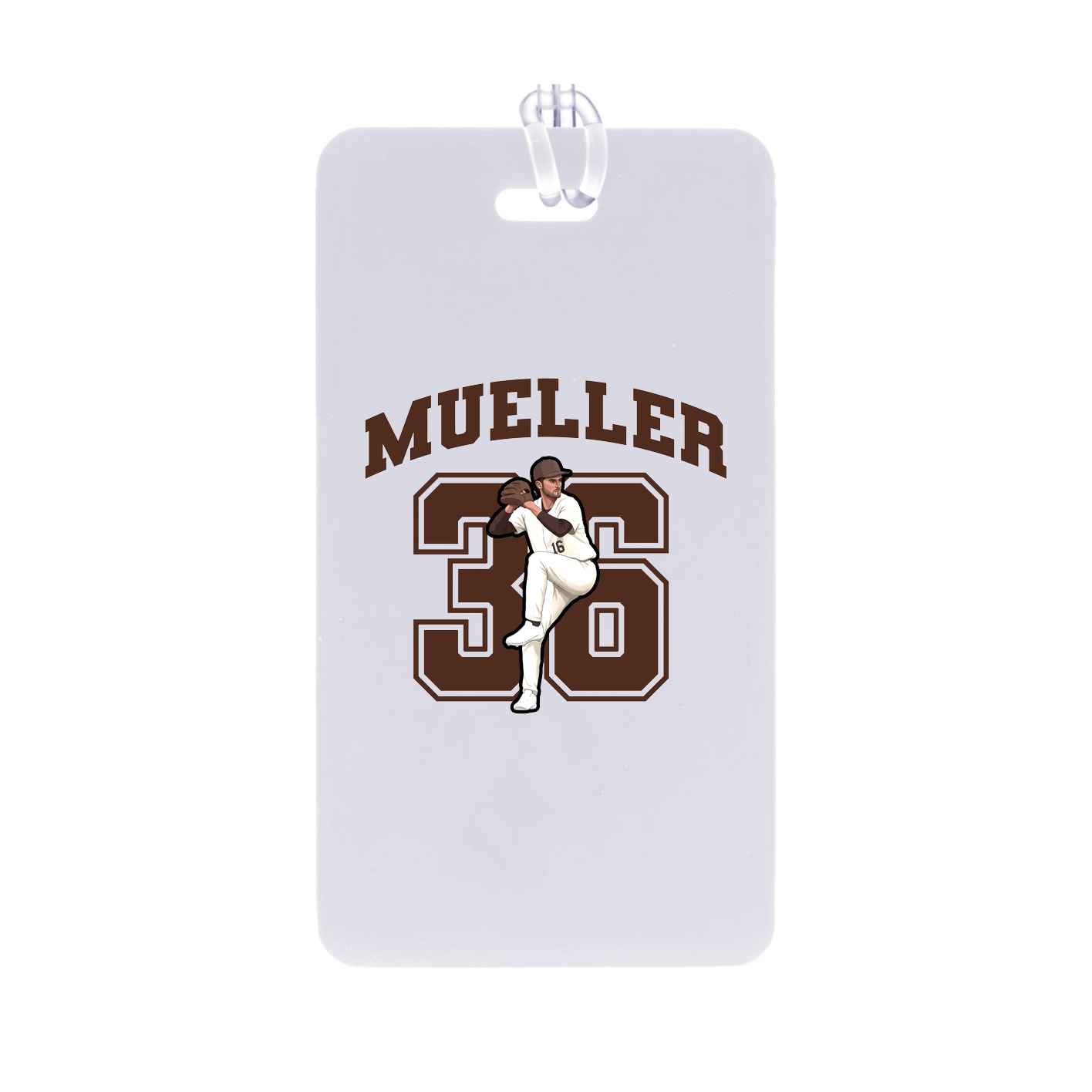 Bag Tag — Number in Classic