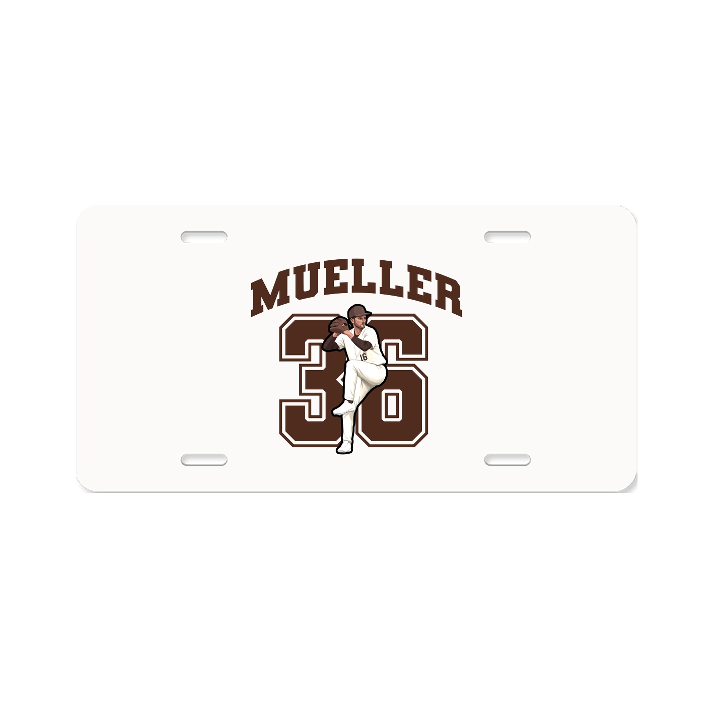 License Plate — Number in Classic