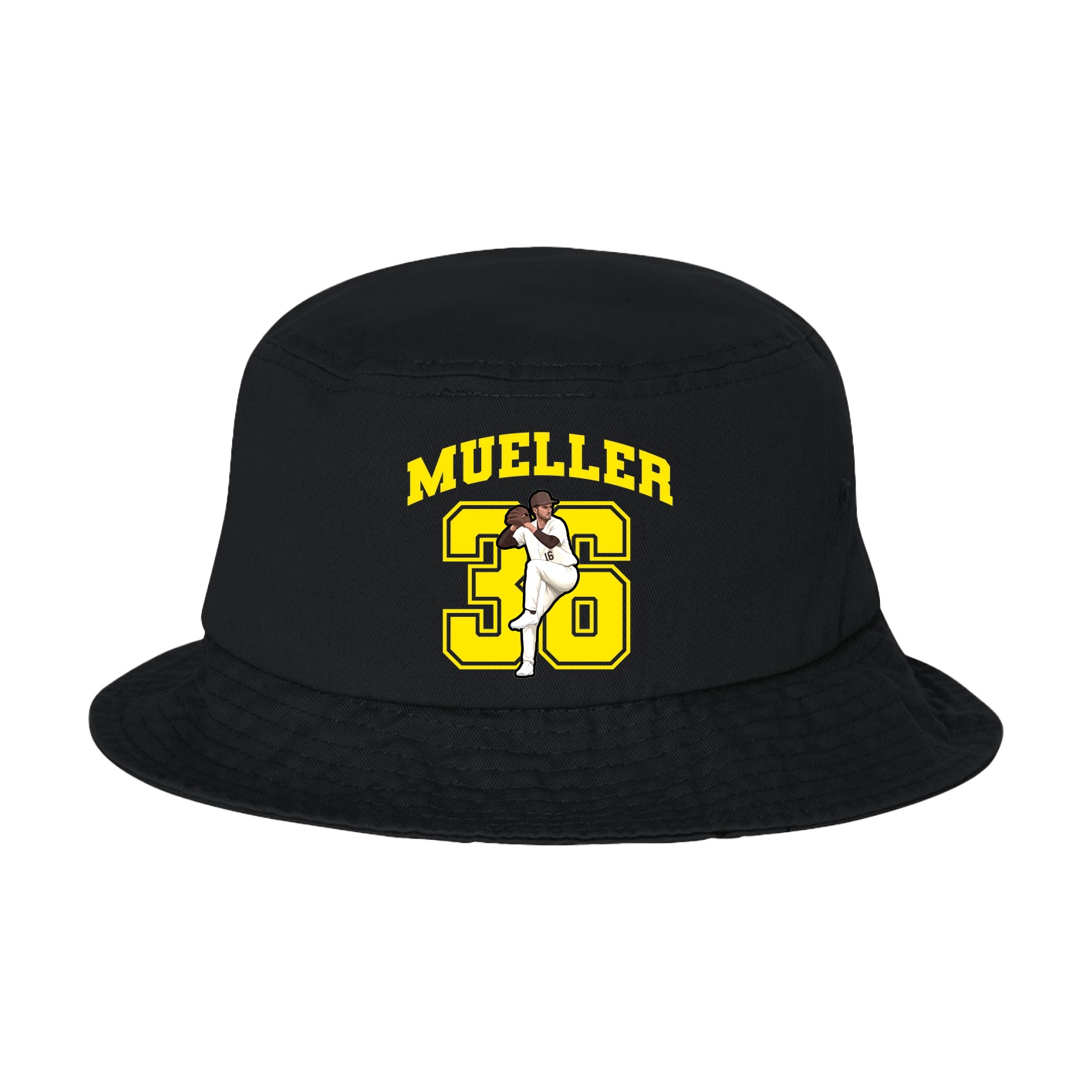 Bucket Cap — Number in Black