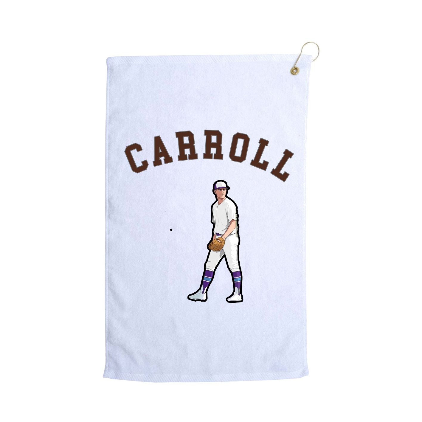 Golf Towel — Shirsey Arch in White