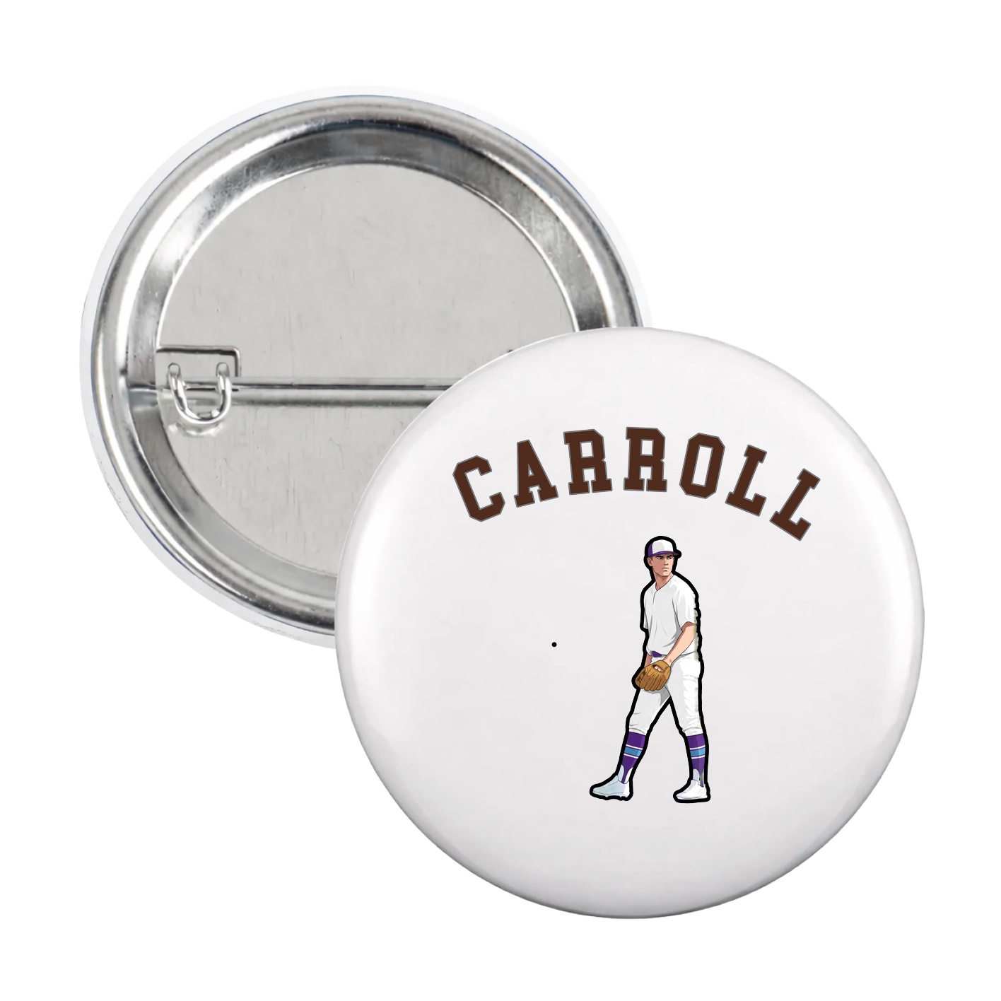 Game Day Button — Shirsey Arch in White