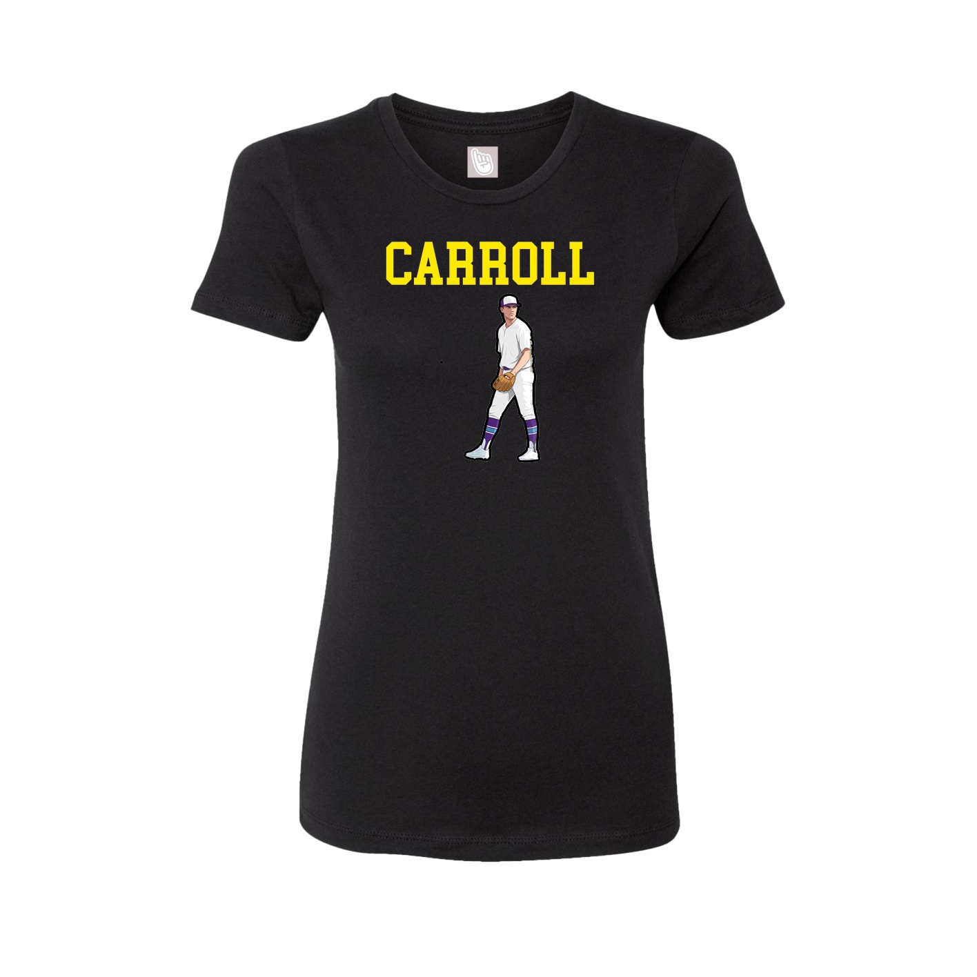 Fitted Women's Tee — Shirsey in Black