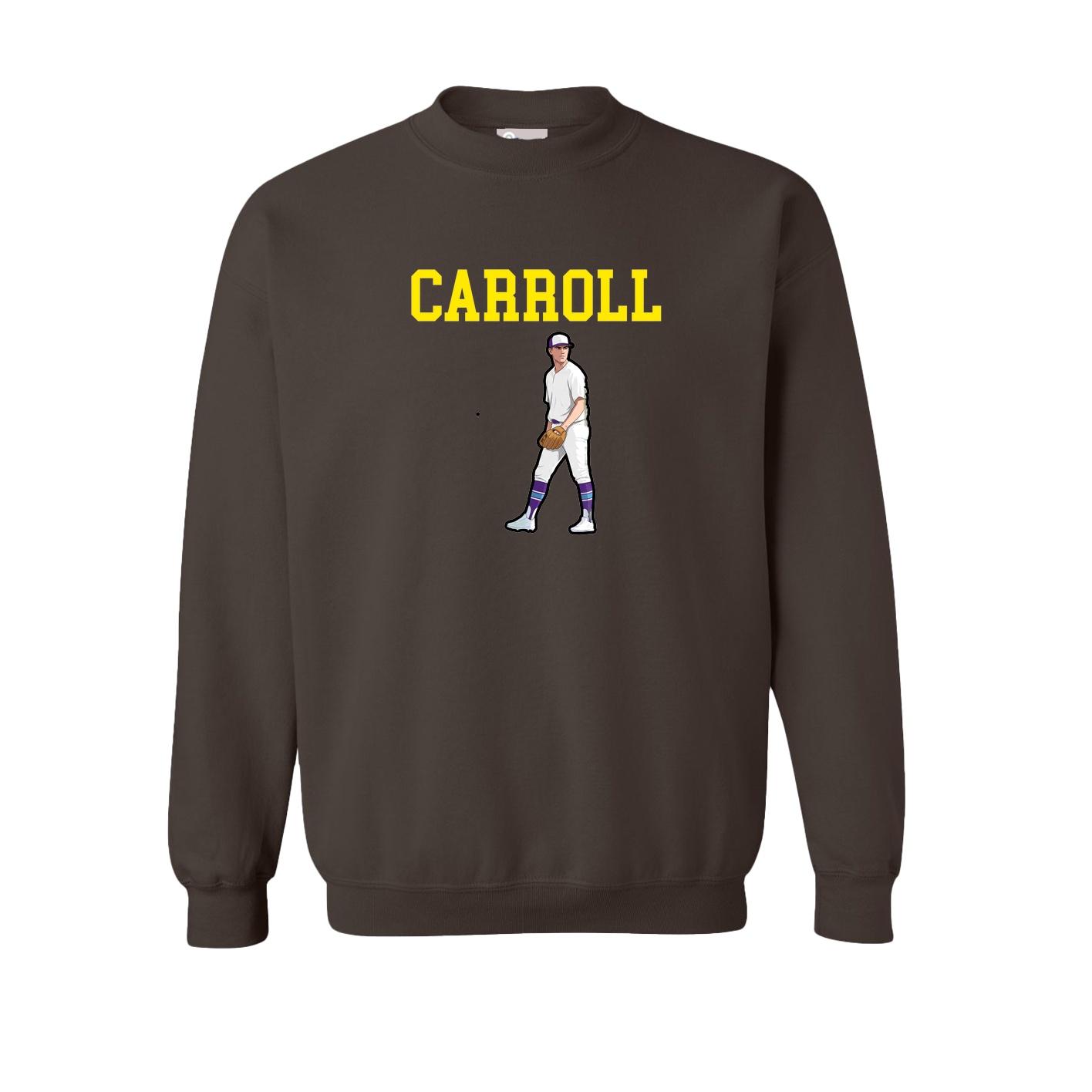 Fleece Crew — Shirsey in Brown