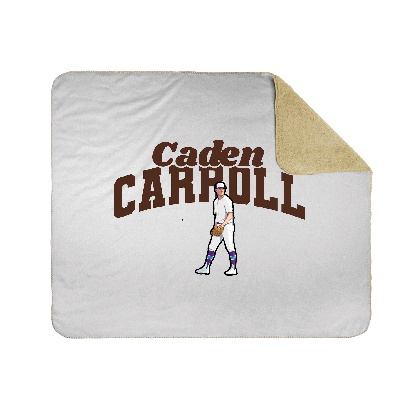 Throw Blanket — Signature Arch in White