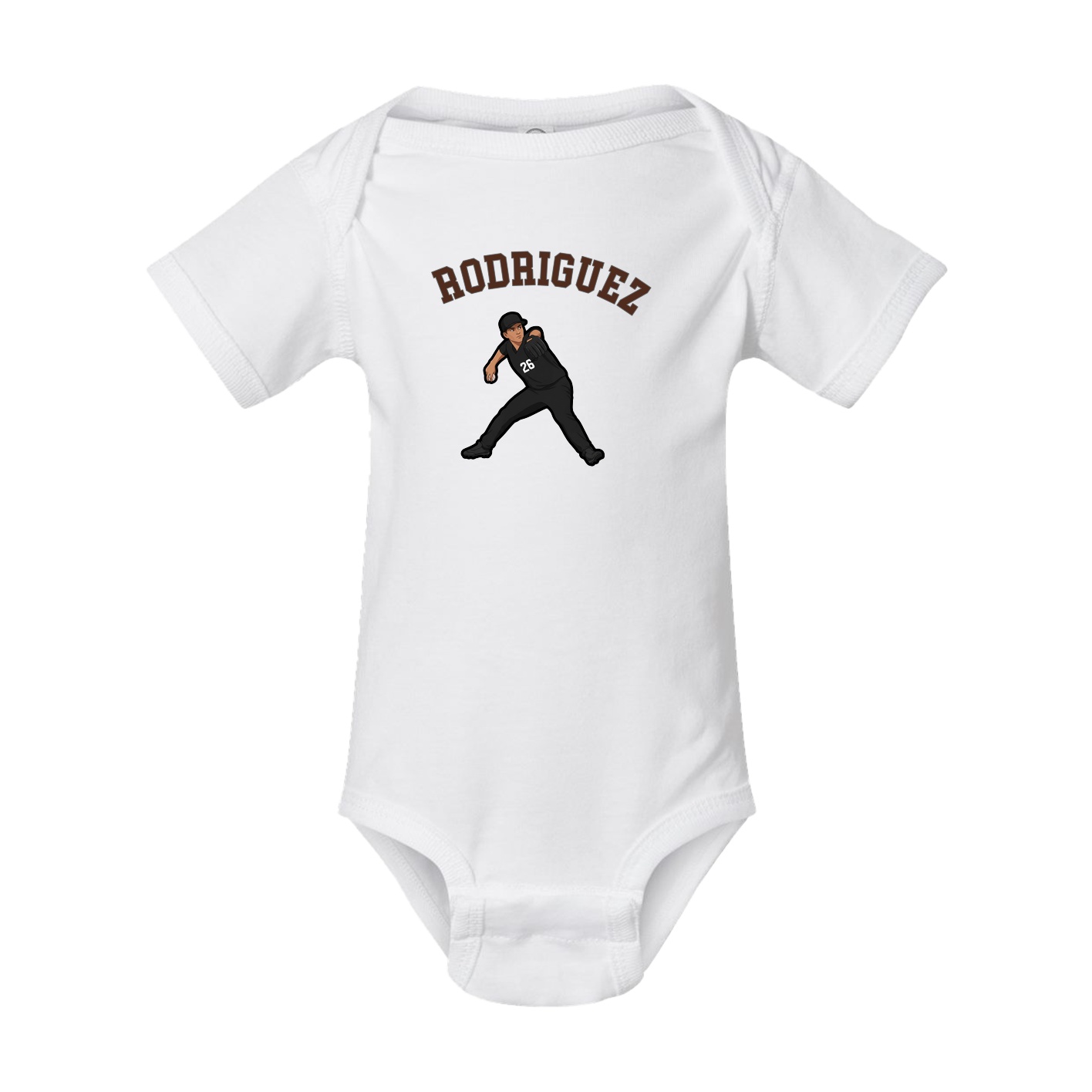 Baby Onesie — Shirsey Arch in White