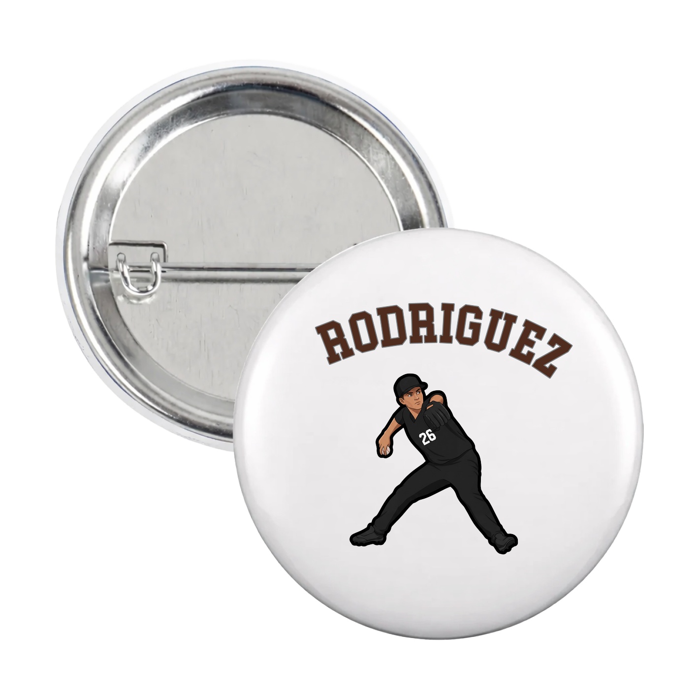 Game Day Button — Shirsey Arch in White