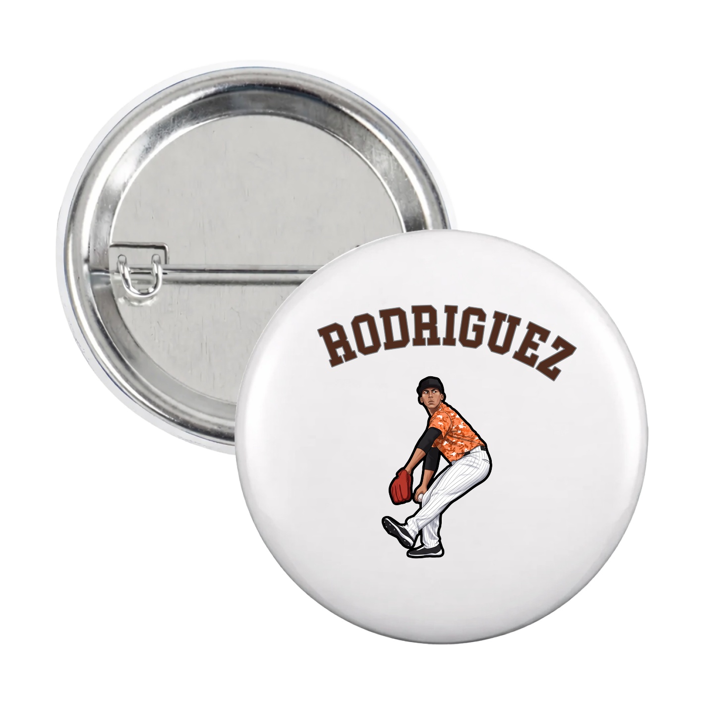 Game Day Button — Shirsey Arch in White