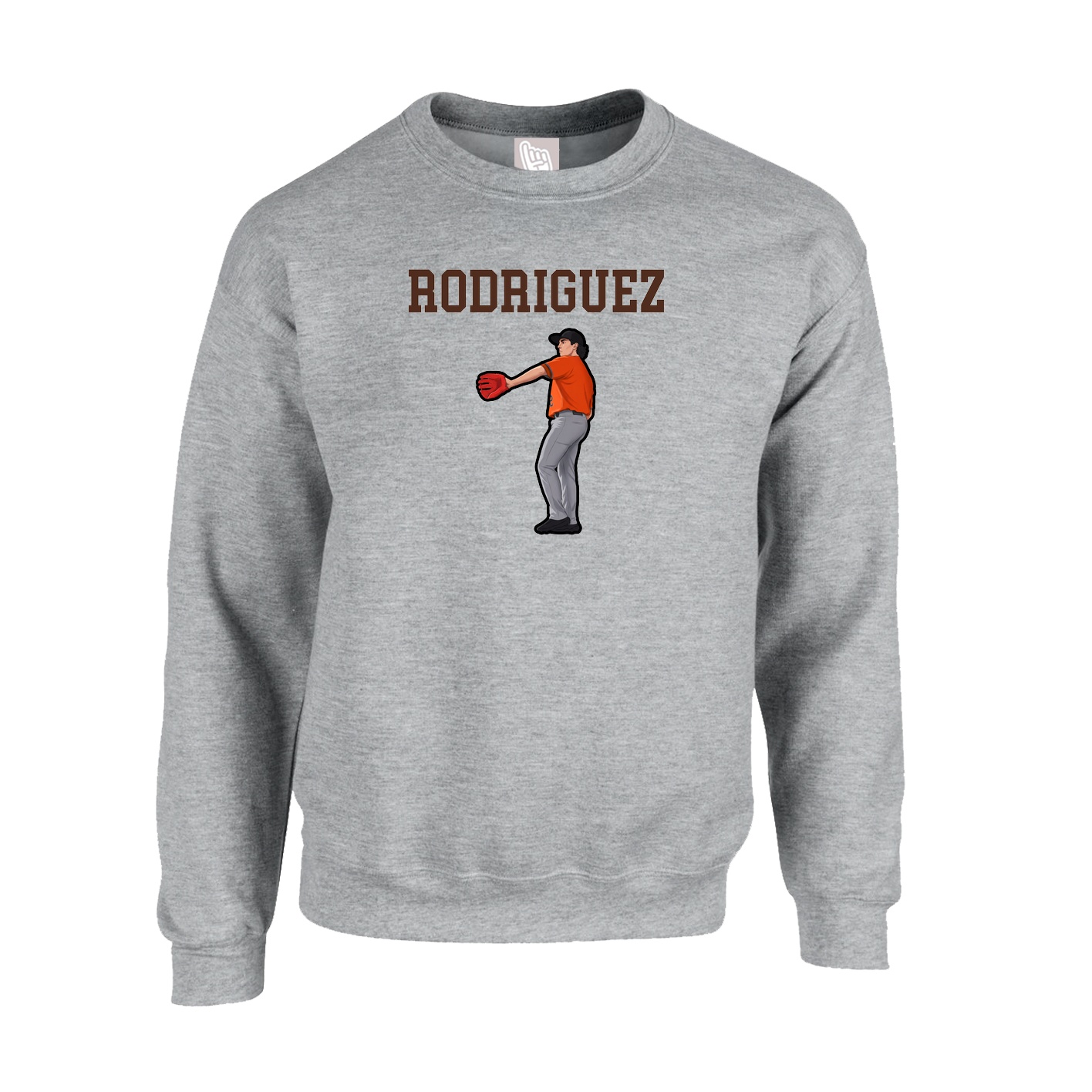 Fleece Crew — Shirsey in Grey