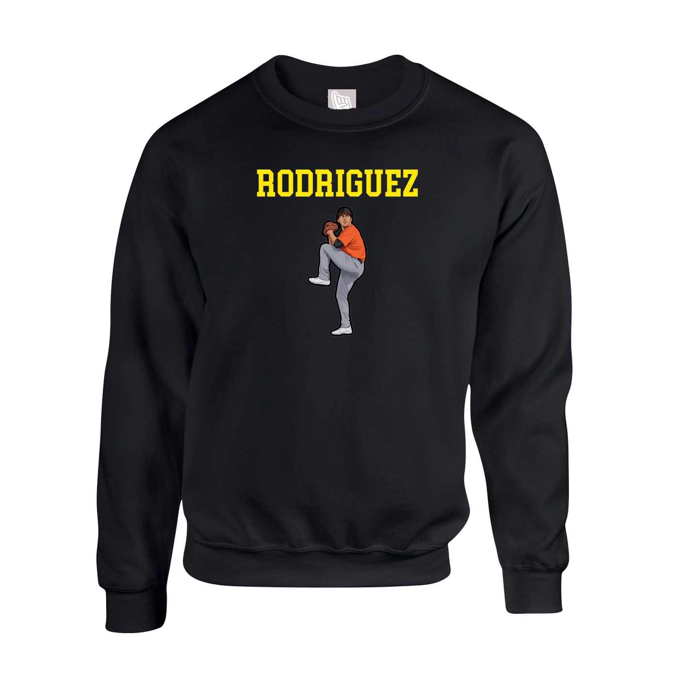 Fleece Crew — Shirsey in Black