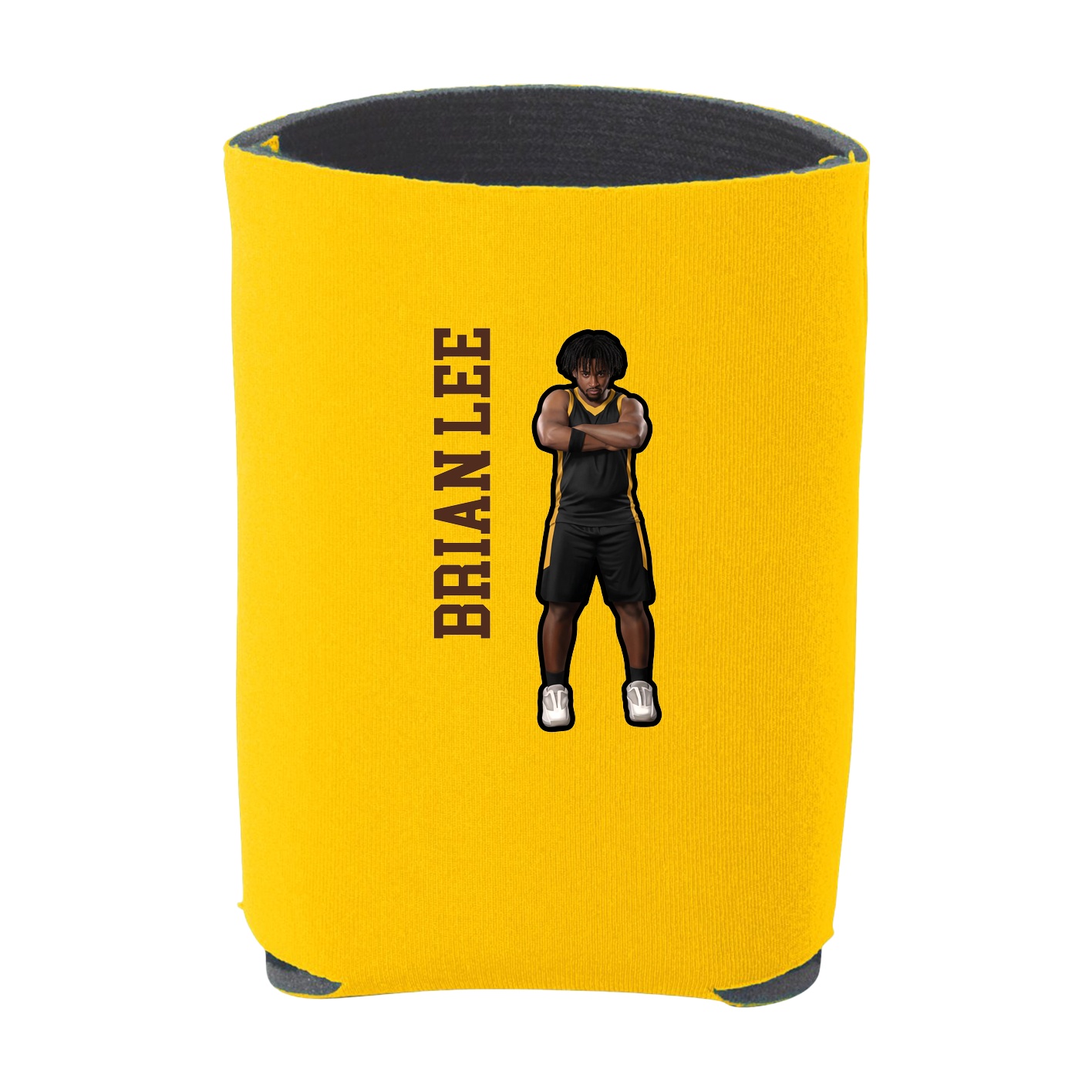 Can Holder — Name Vertical in Yellow