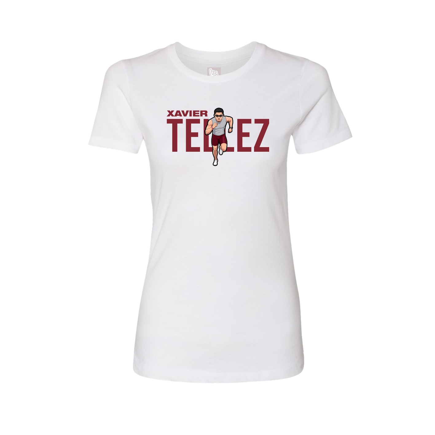 Womens Tee — Player Name in White