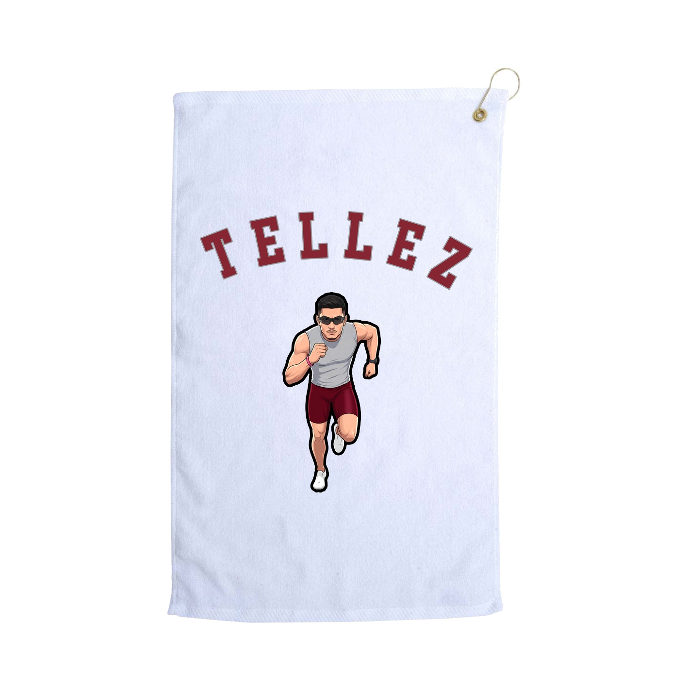 Golf Towel — Shirsey Arch in White