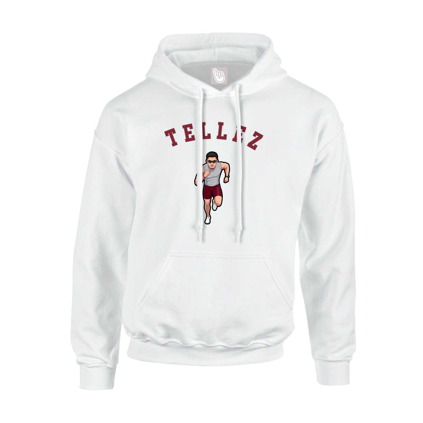 Youth Hoodie — Shirsey Arch in White