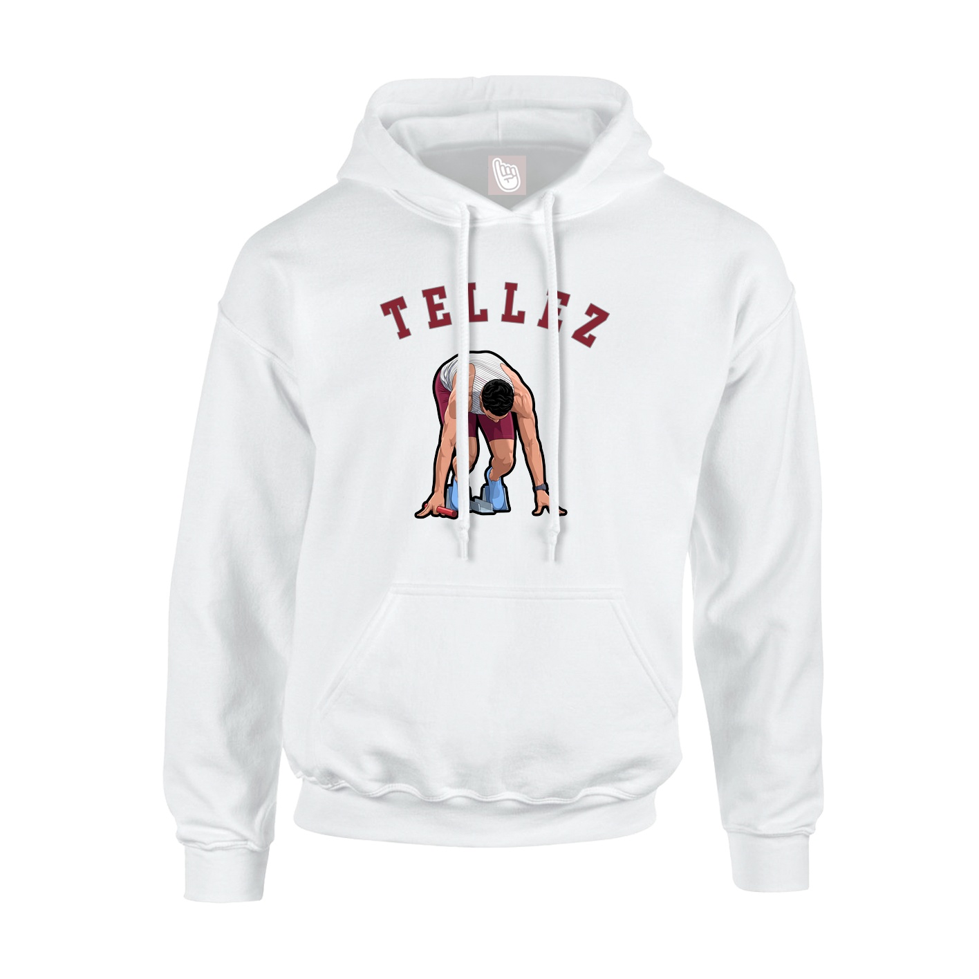 Youth Hoodie — Shirsey Arch in White