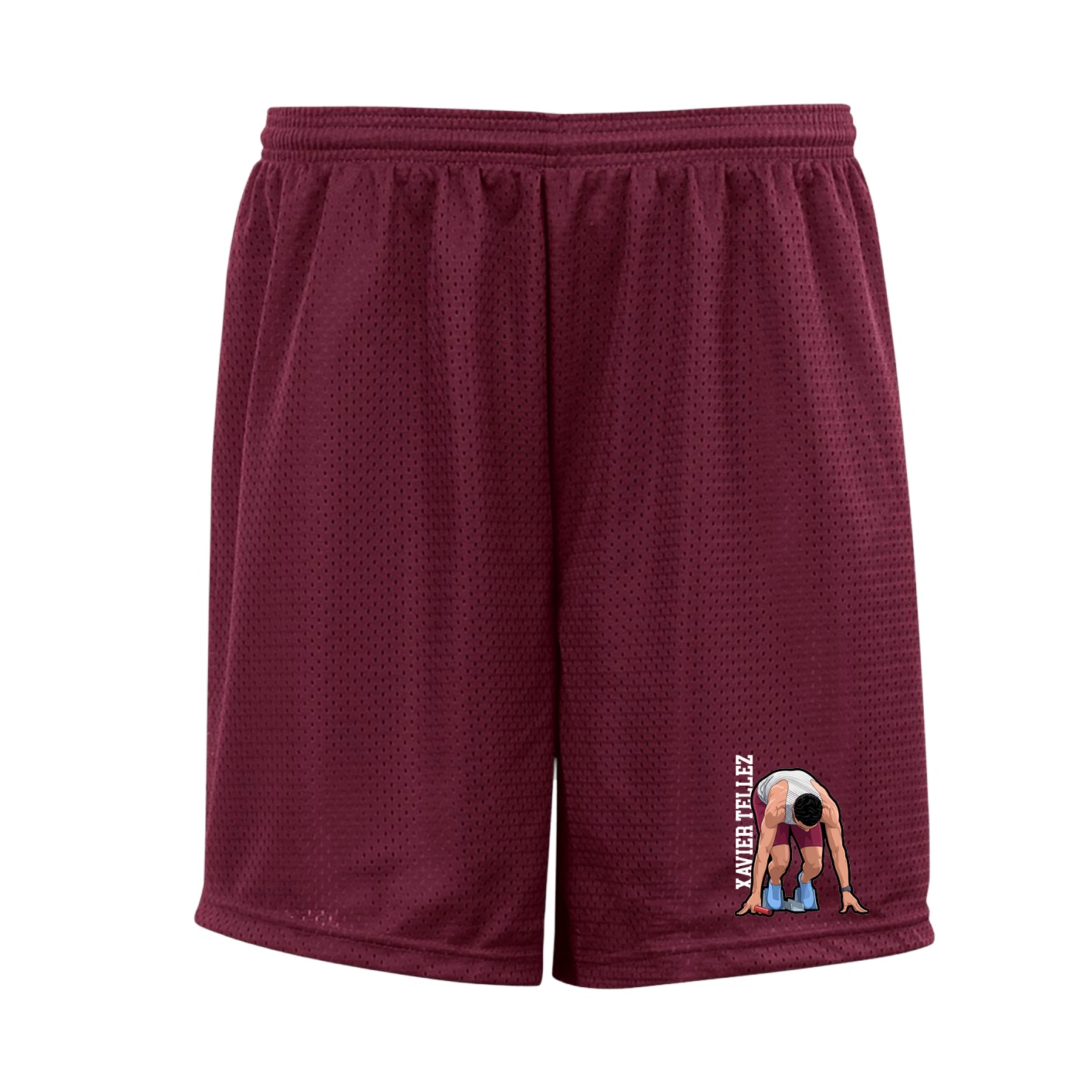 Shorts — Name Vertical in Cardinal