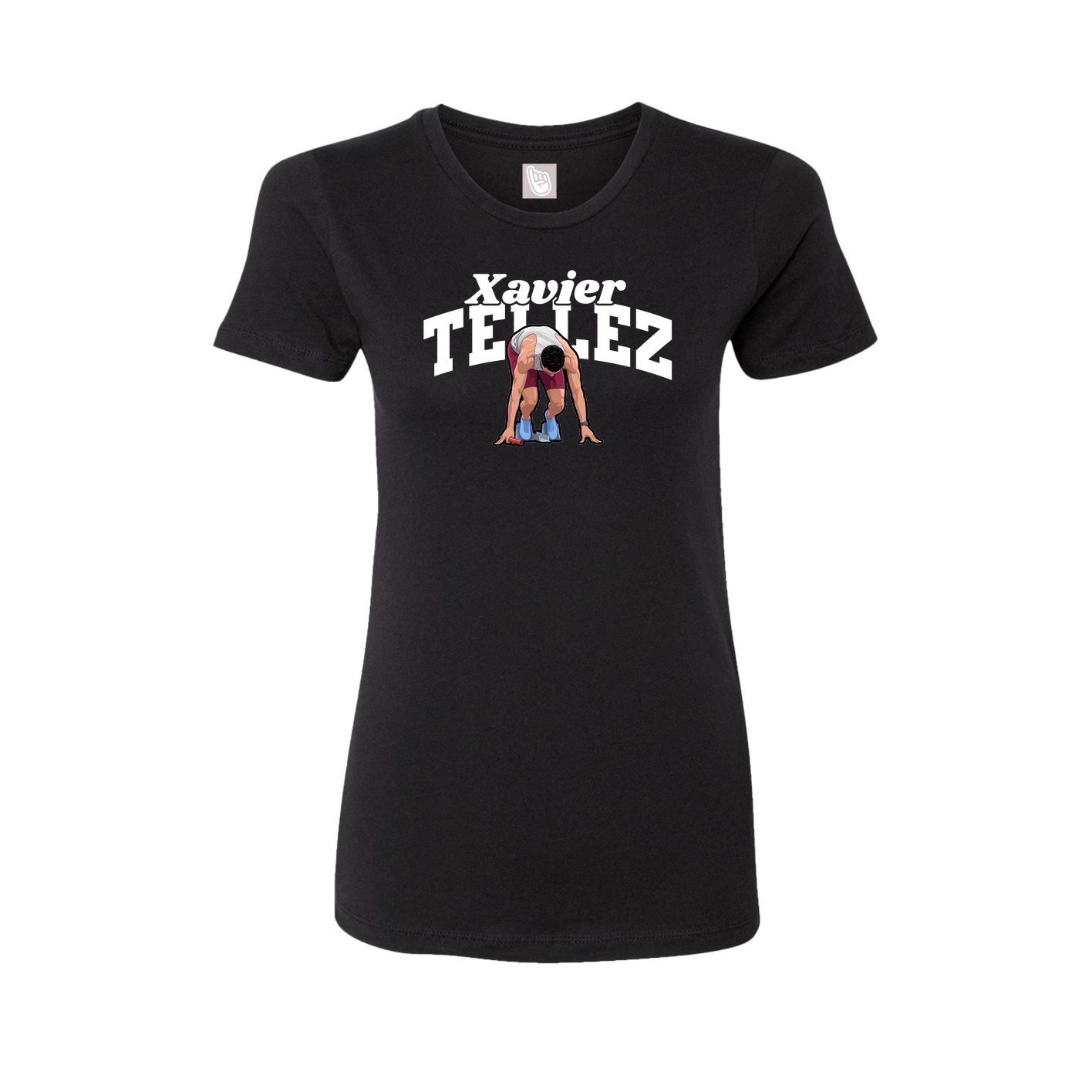 Womens Tee — Signature Arch in Black