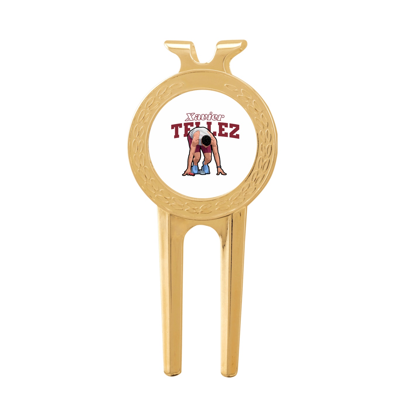 Divot Tool with Ball Marker — Name Arch in Classic