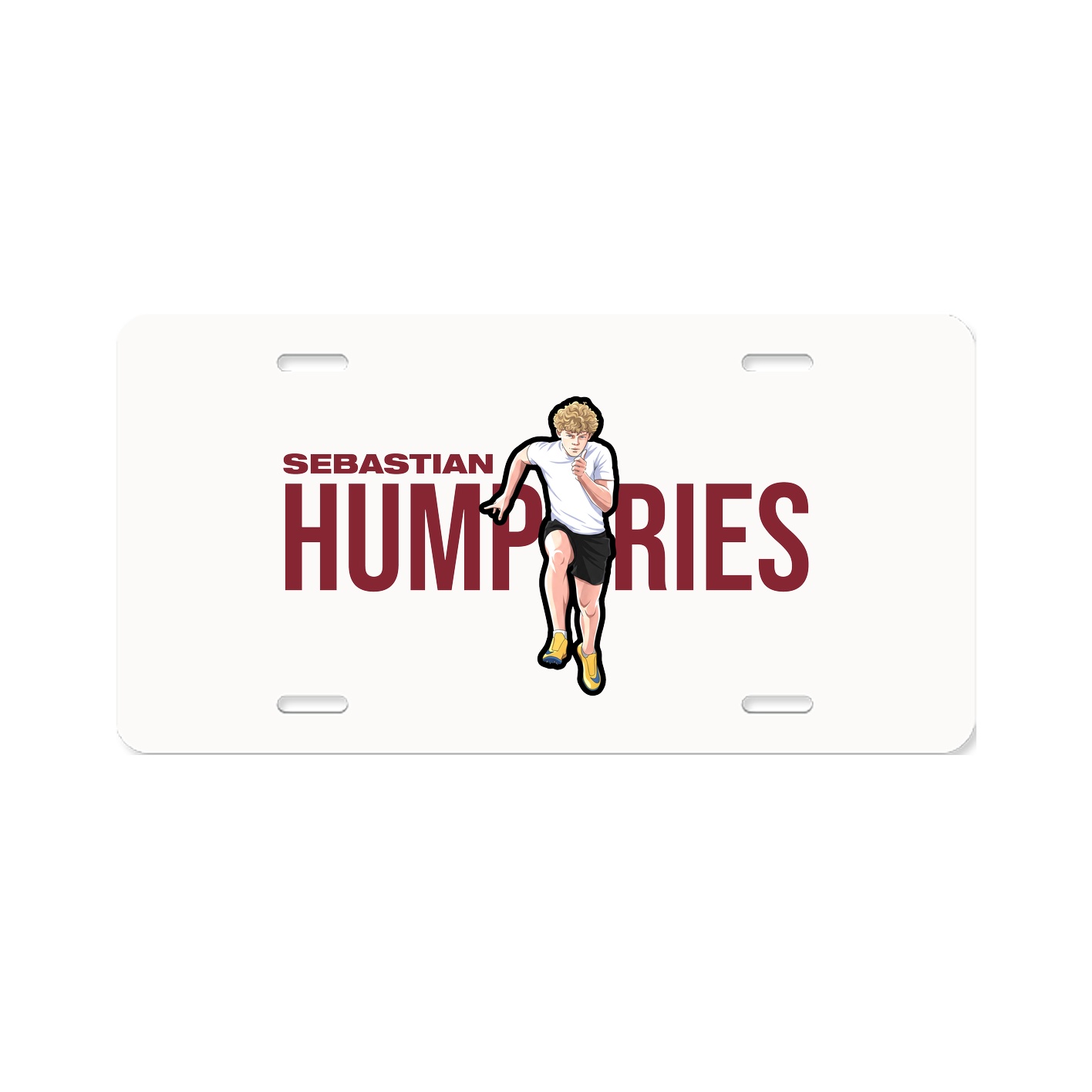 License Plate — Player Name in Classic