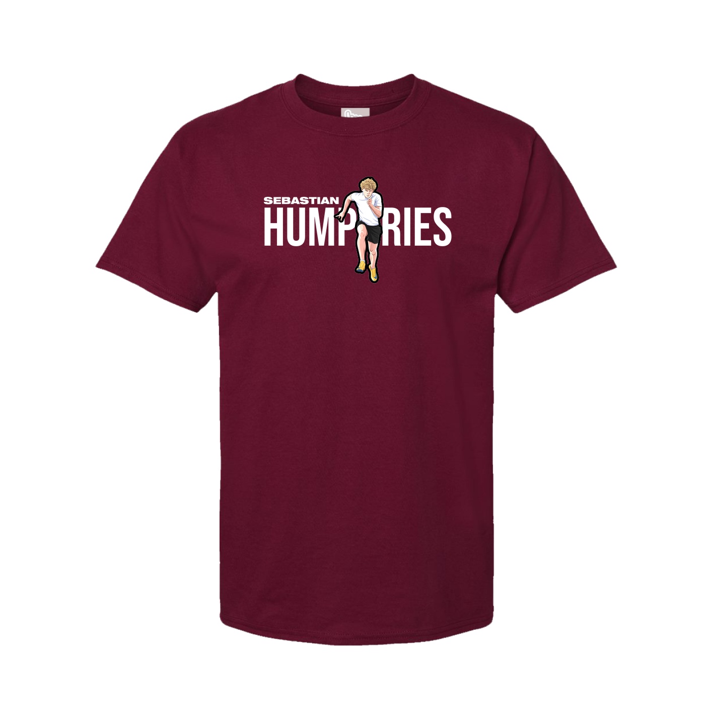 Youth Tee — Player Name in Cardinal